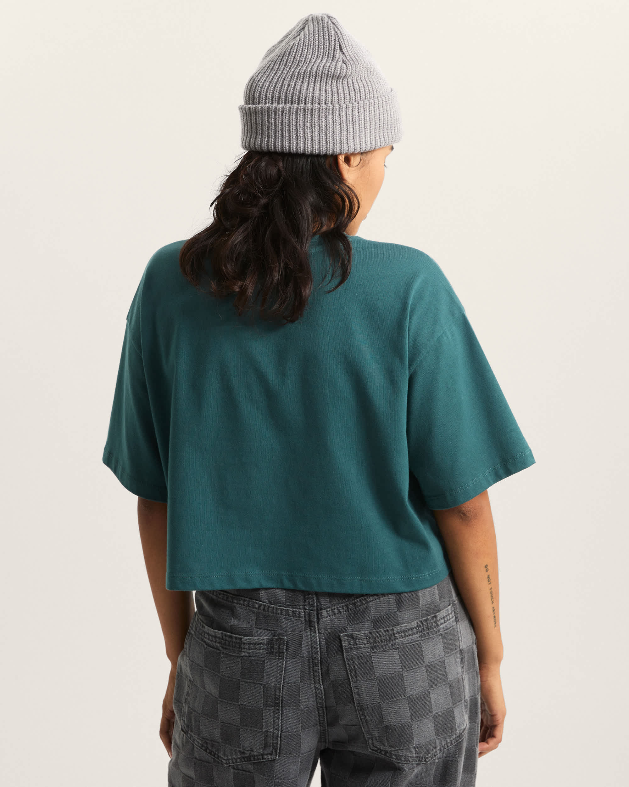 Ellipse Relax Crop Tee VANS Groen ALT3