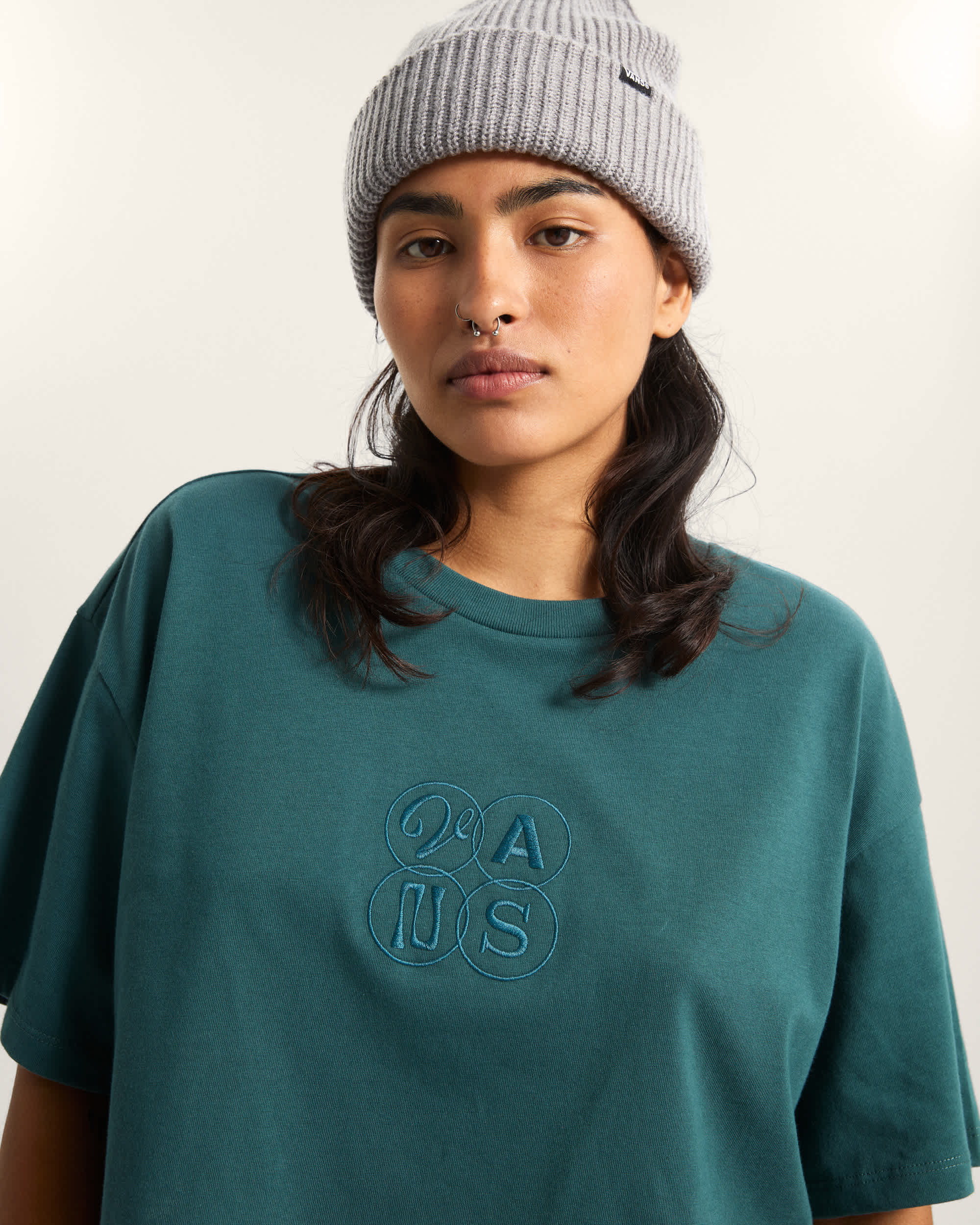 ELLIPSE RELAX CROP SS Mystic Moss VANS Vert ALT5