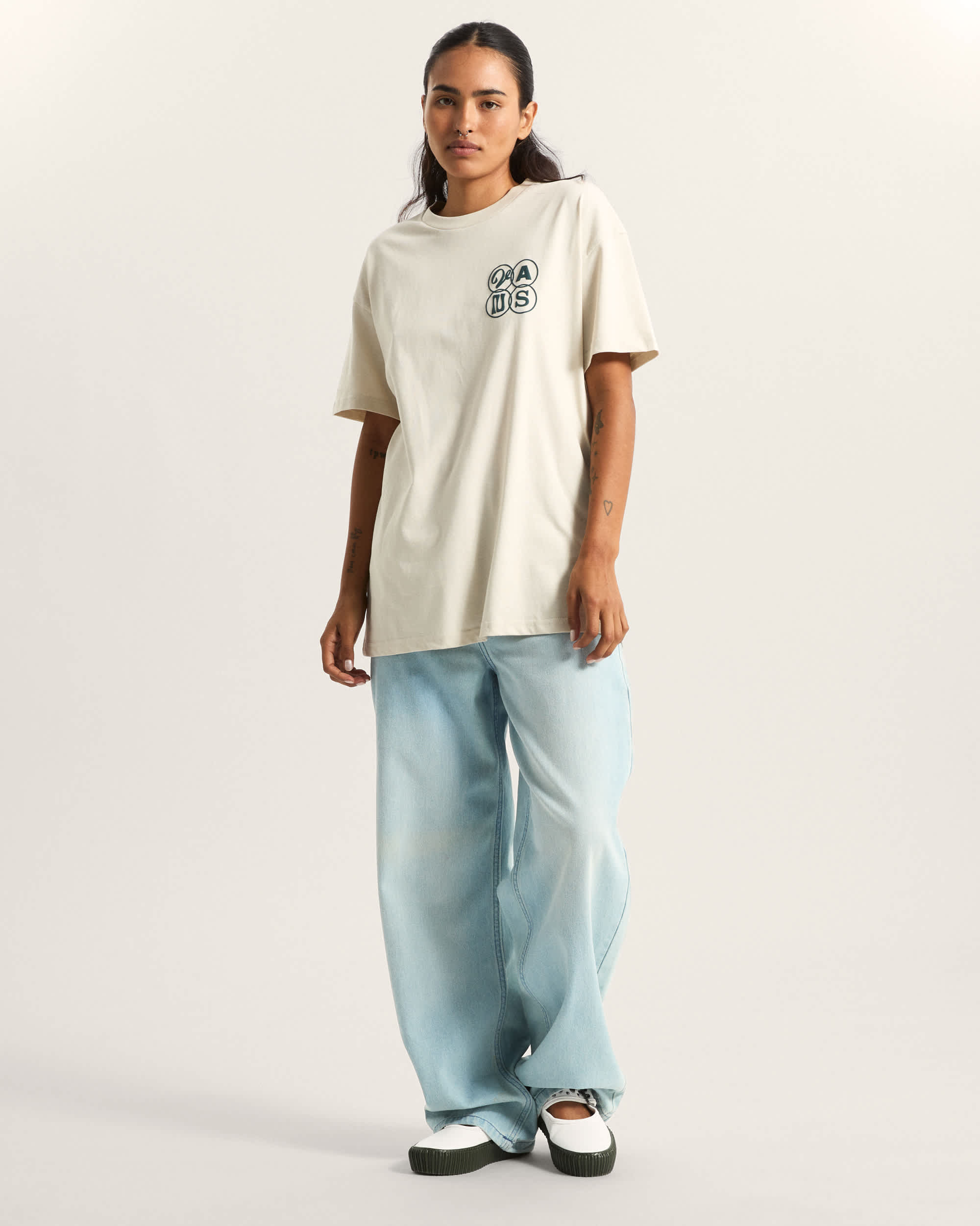 Ellipse TShirt VANS Beige ALT4