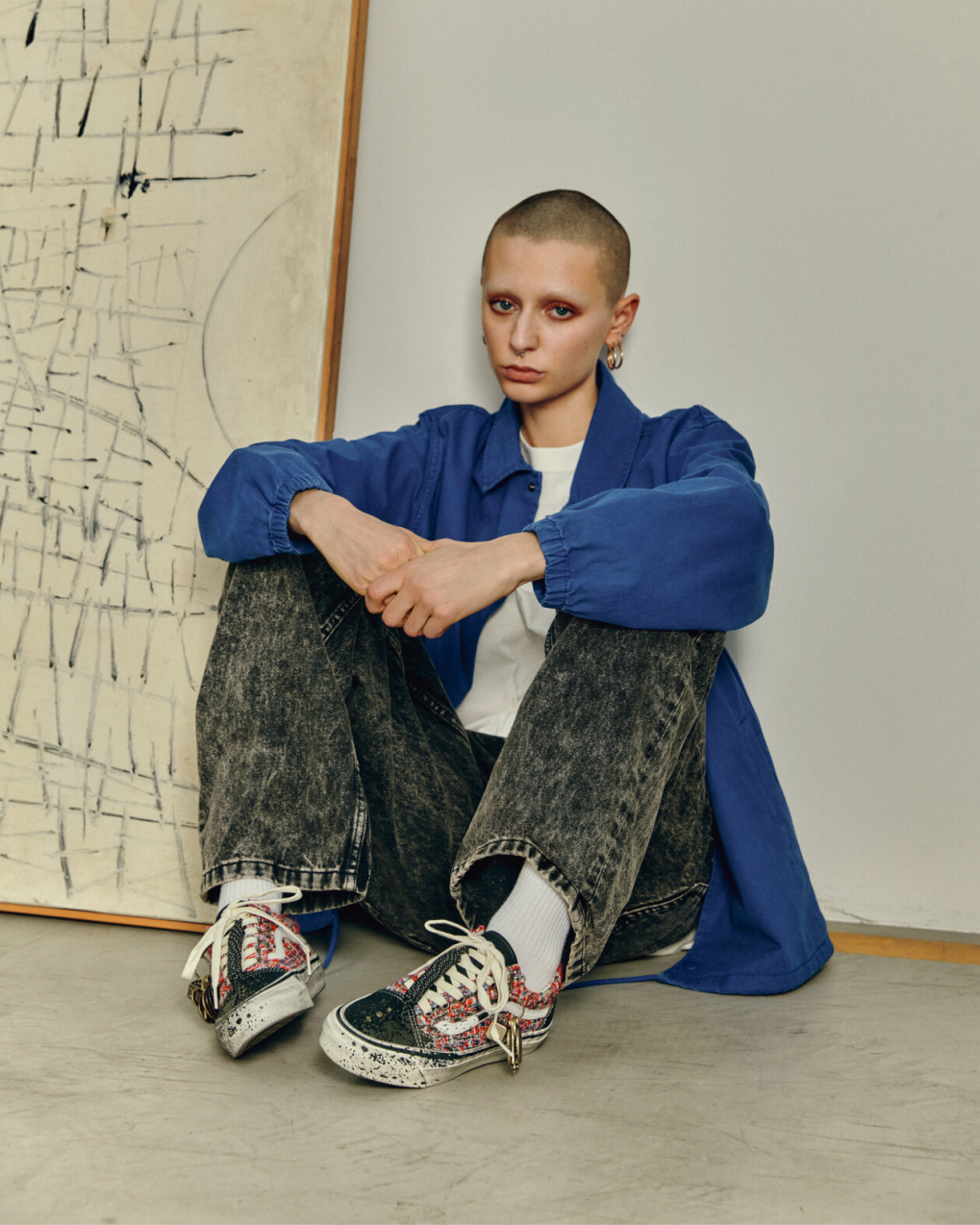 Chaussures Premium Old Skool VANS Noir ALT1