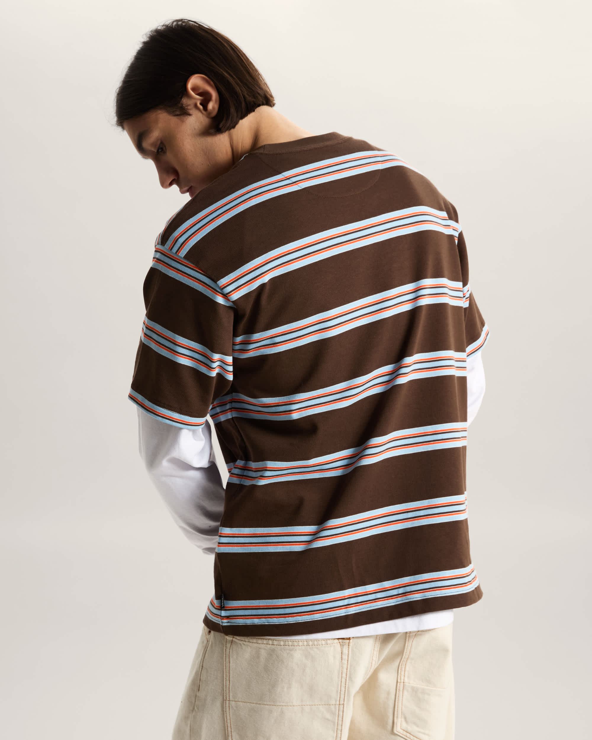 Chemise Mesa Stripe VANS Marron ALT3