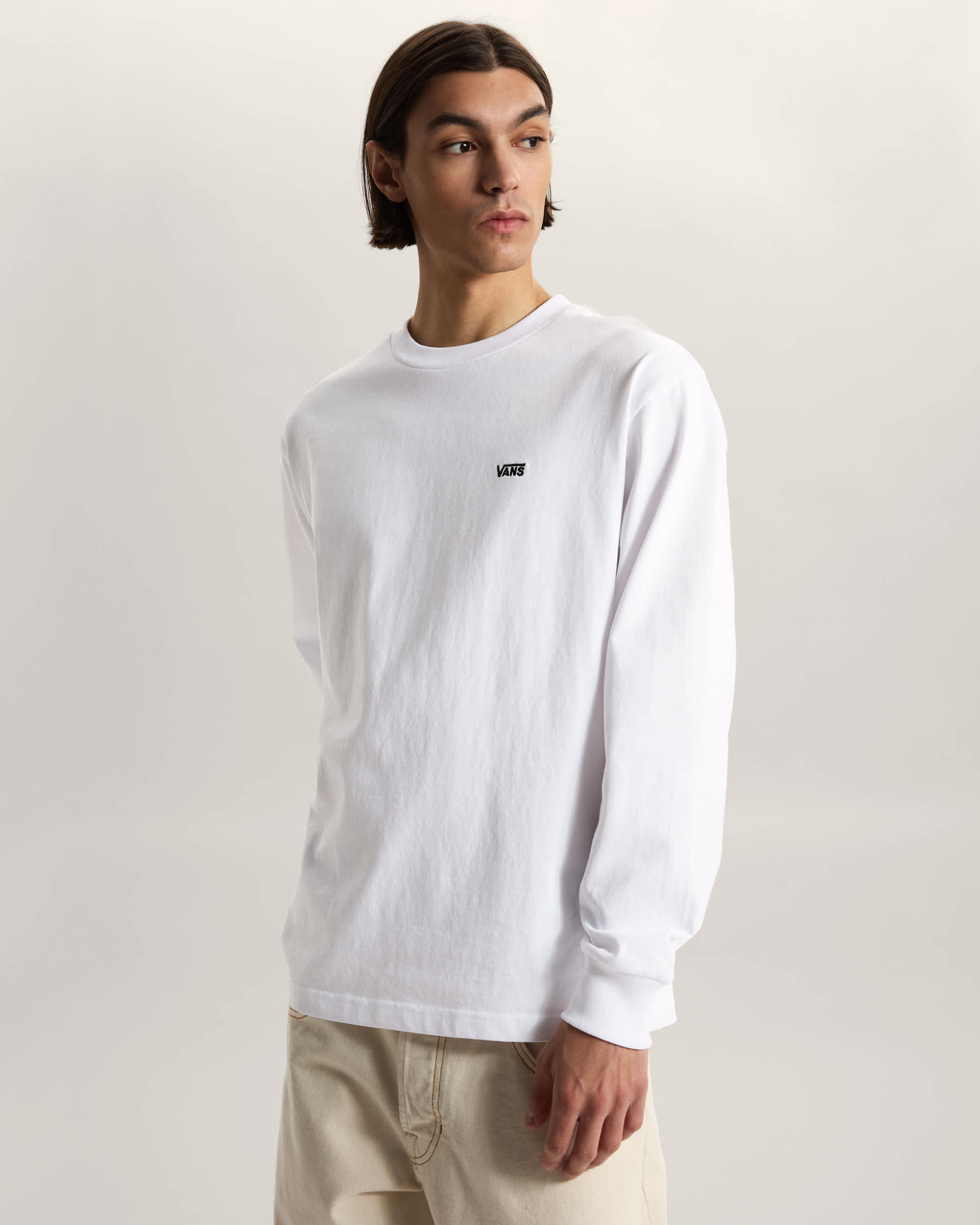 Tshirt  manches longues LEFT CHEST II LOOSE VANS Blanc ALT2