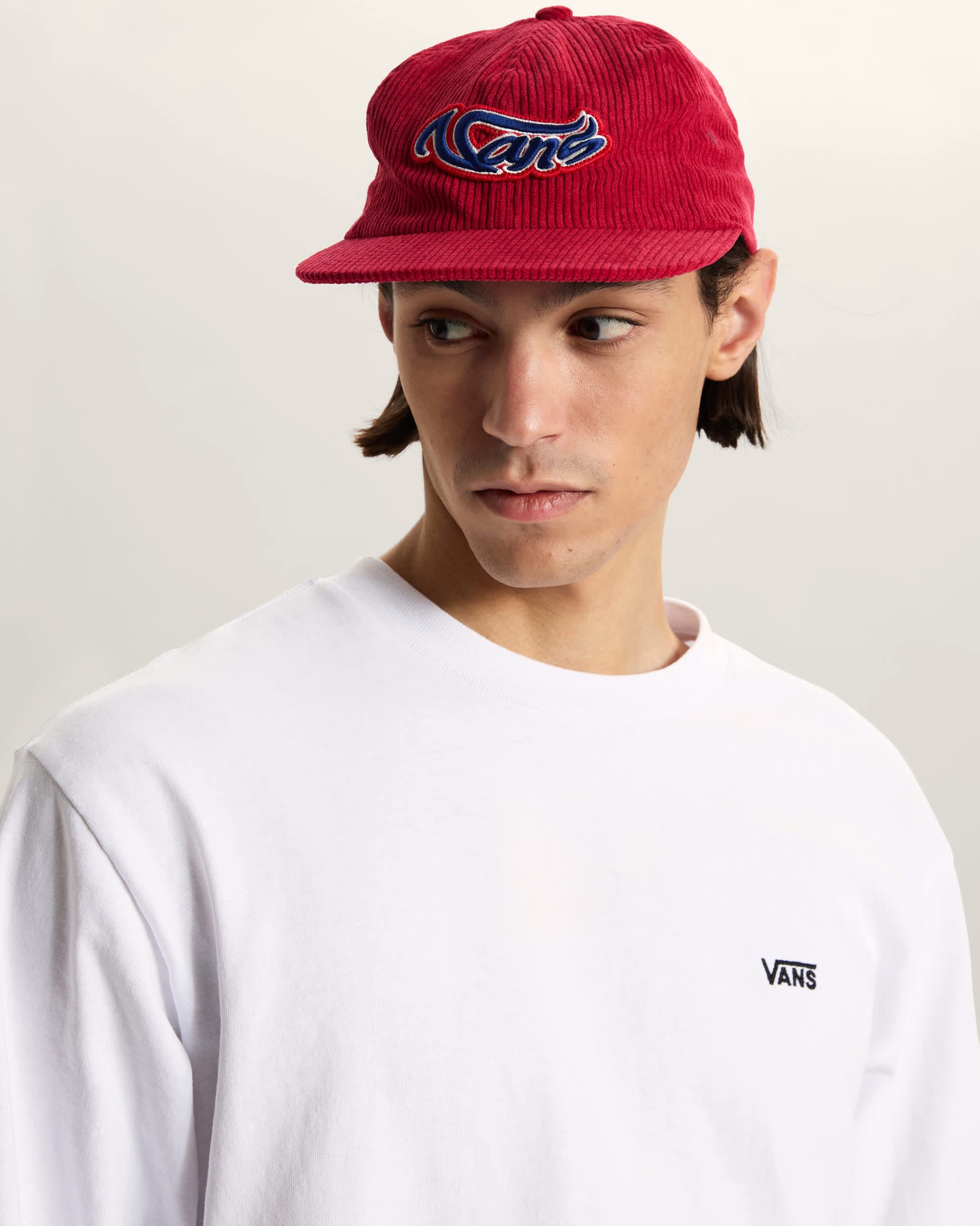 Casquette de jockey Wavy Script VANS Rouge ALT3