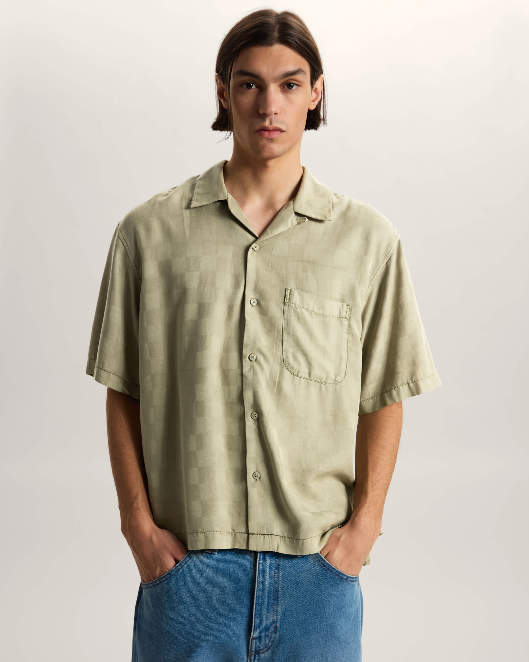 Camisa Van Doren Check Camp VANS Beis ALT2