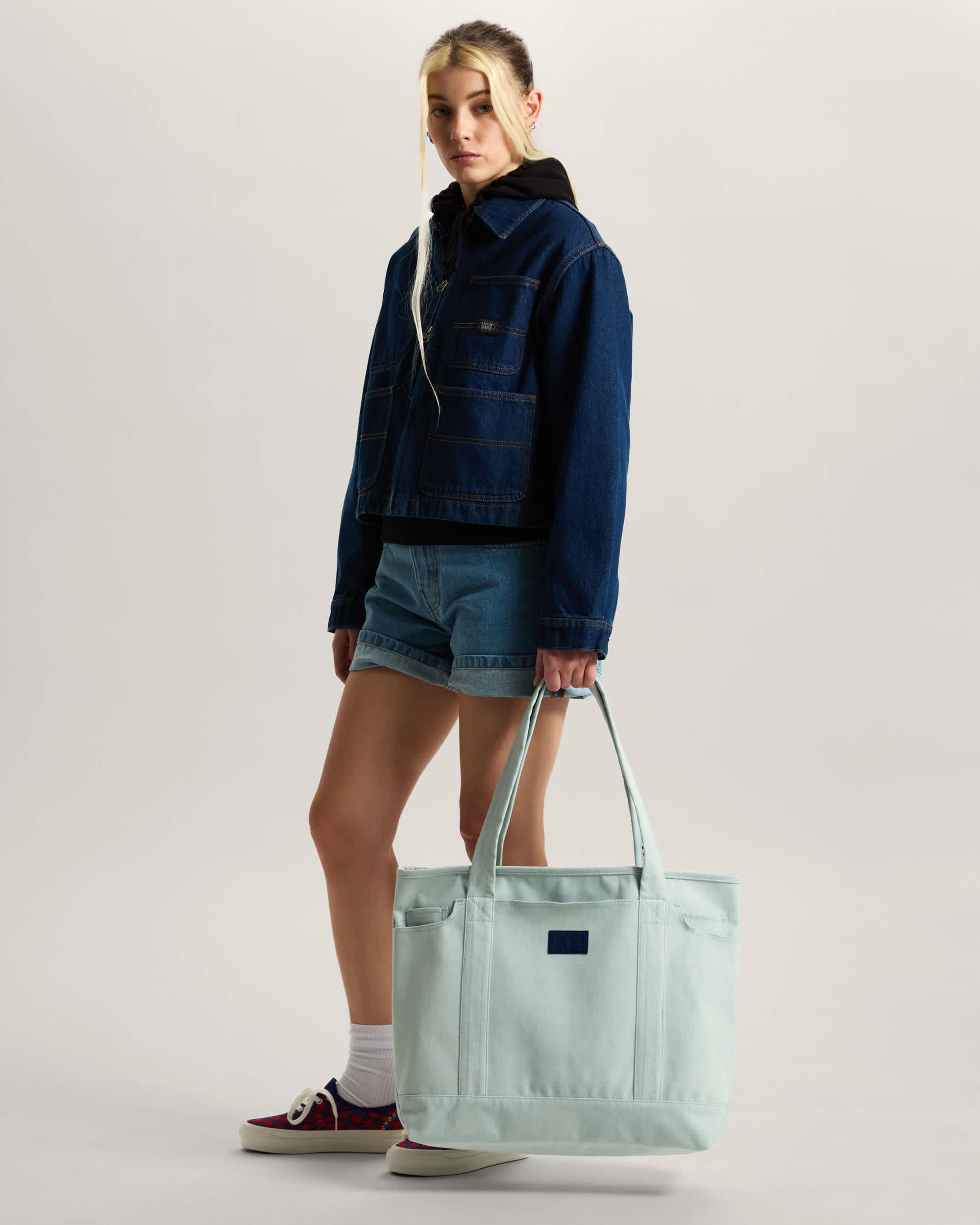 Premium Pergs Tote BLUE ICE VANS Bleu ALT3