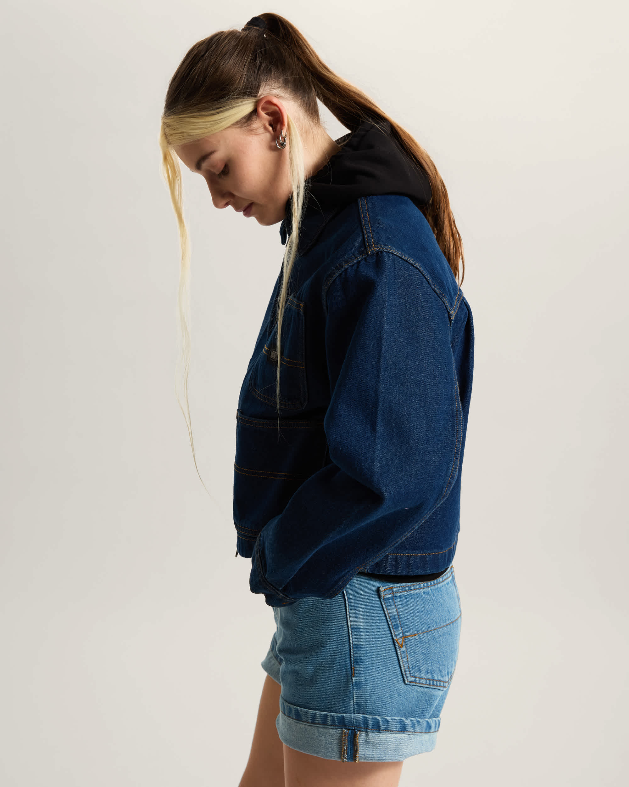 Veste de travail Emily Boxy VANS Bleu ALT4