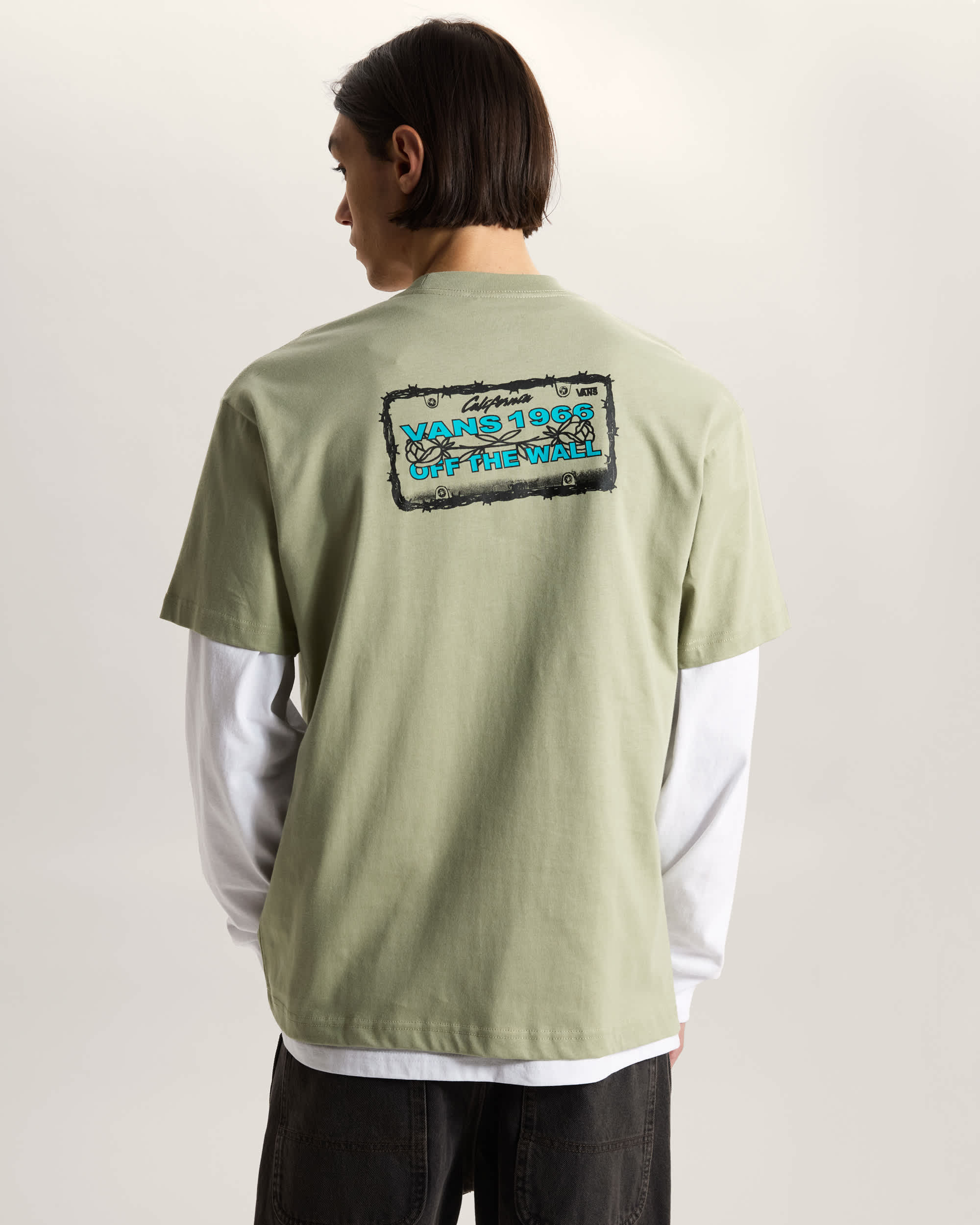 Maglietta Barb Plate Loose VANS Verde ALT3