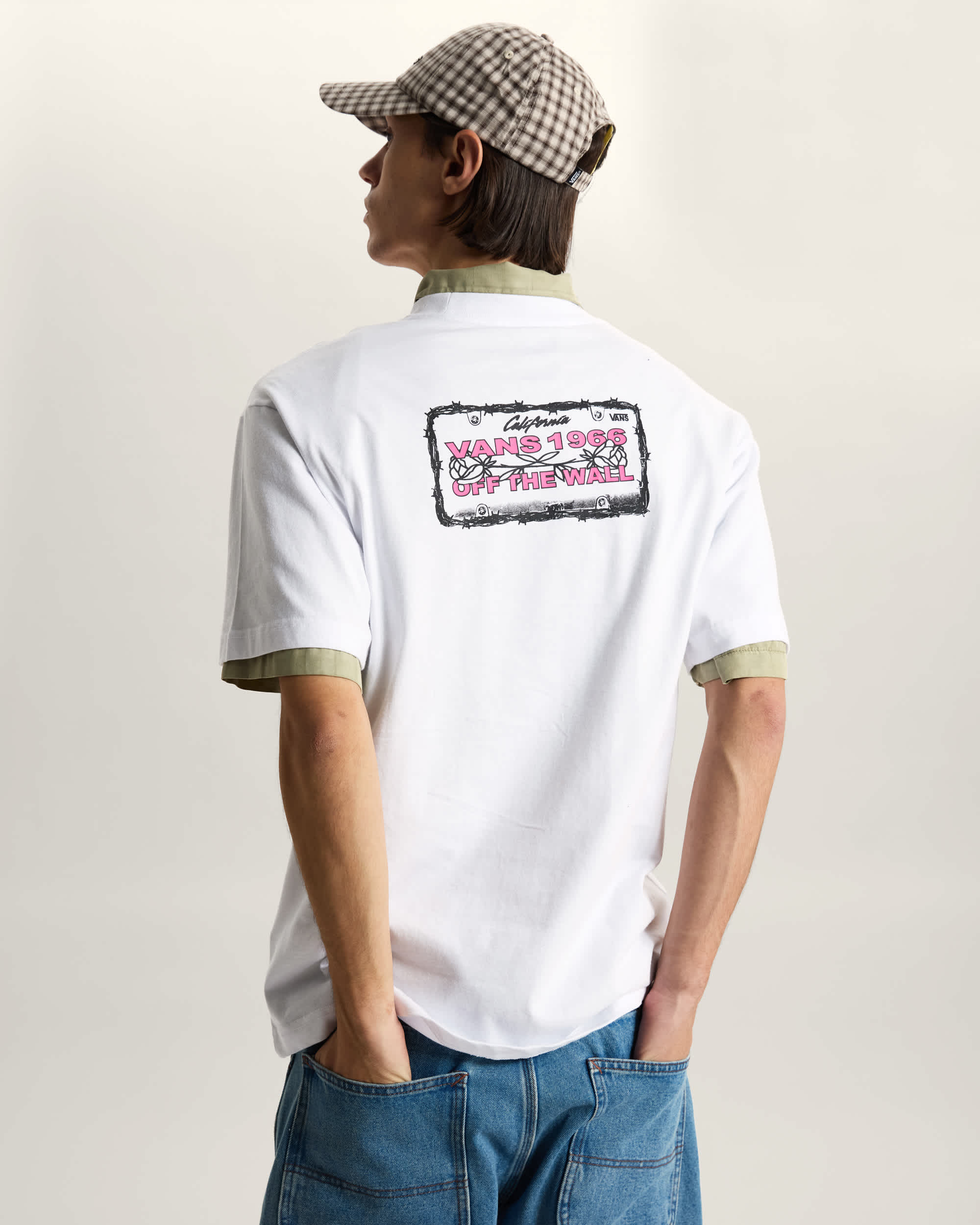 Tshirt Barb Plate Loose VANS Blanc ALT3