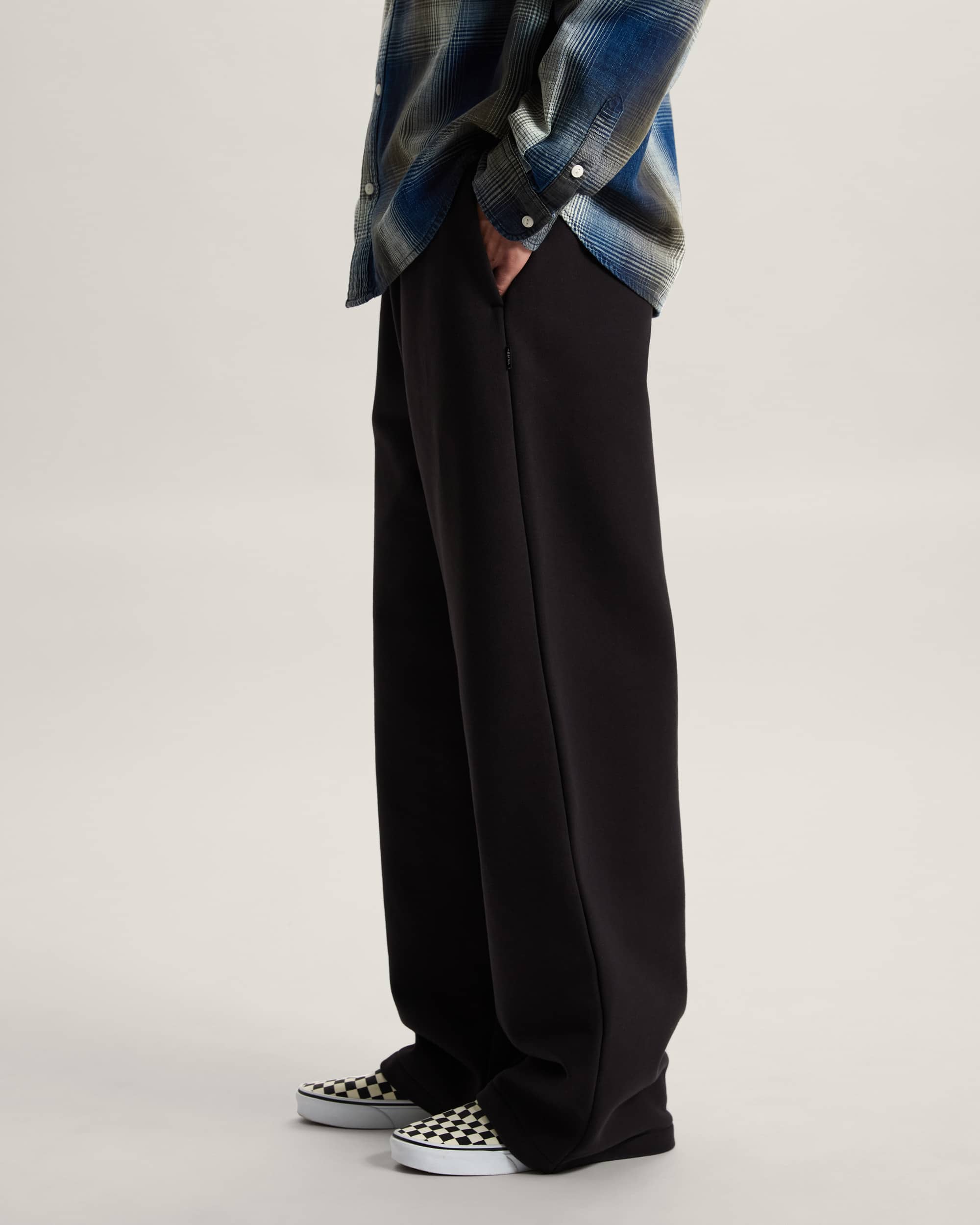 PANTALON DE SURVTEMENT DROIT VANS Noir ALT4