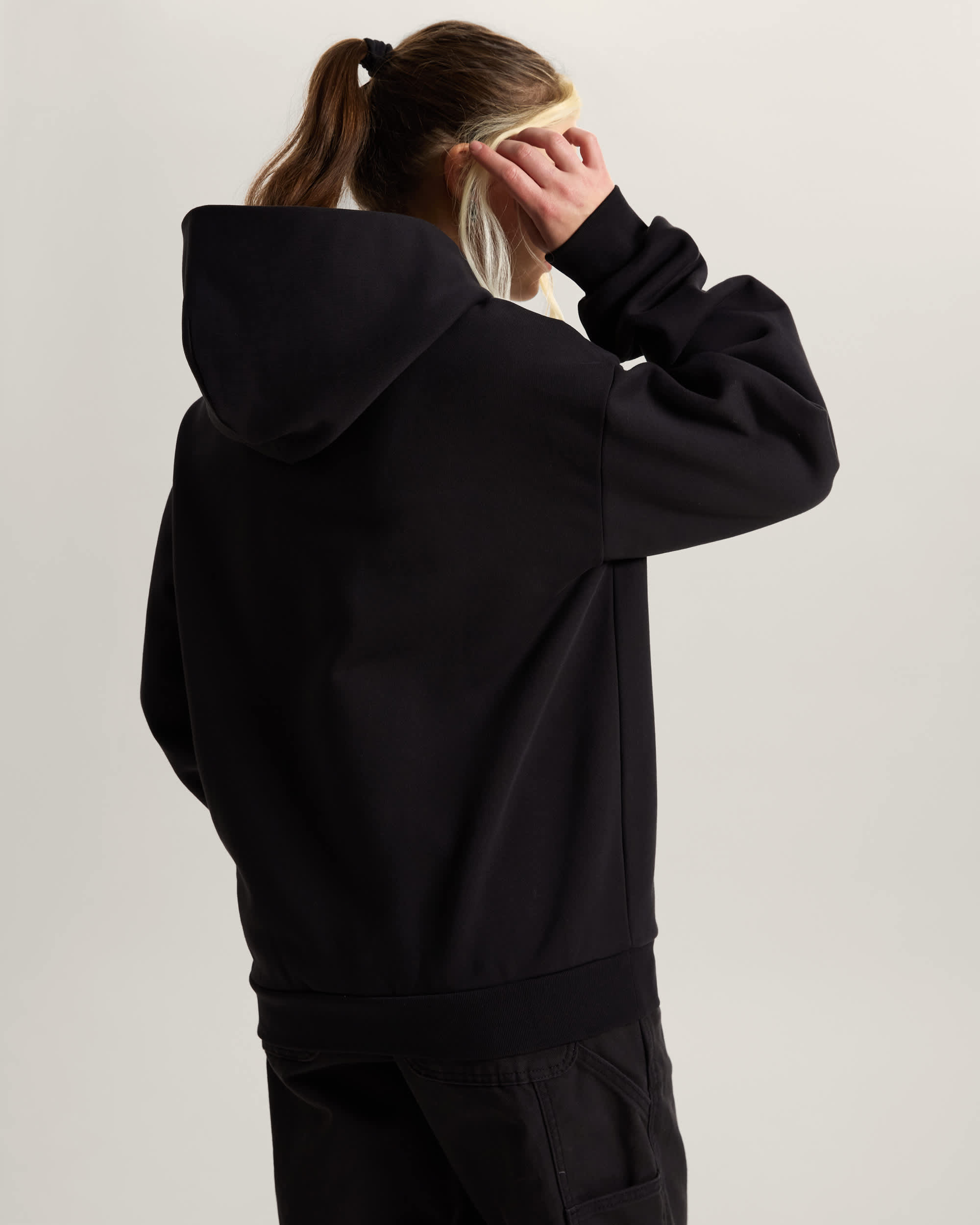 Y2K Star Zip Hoodie VANS Zwart ALT3