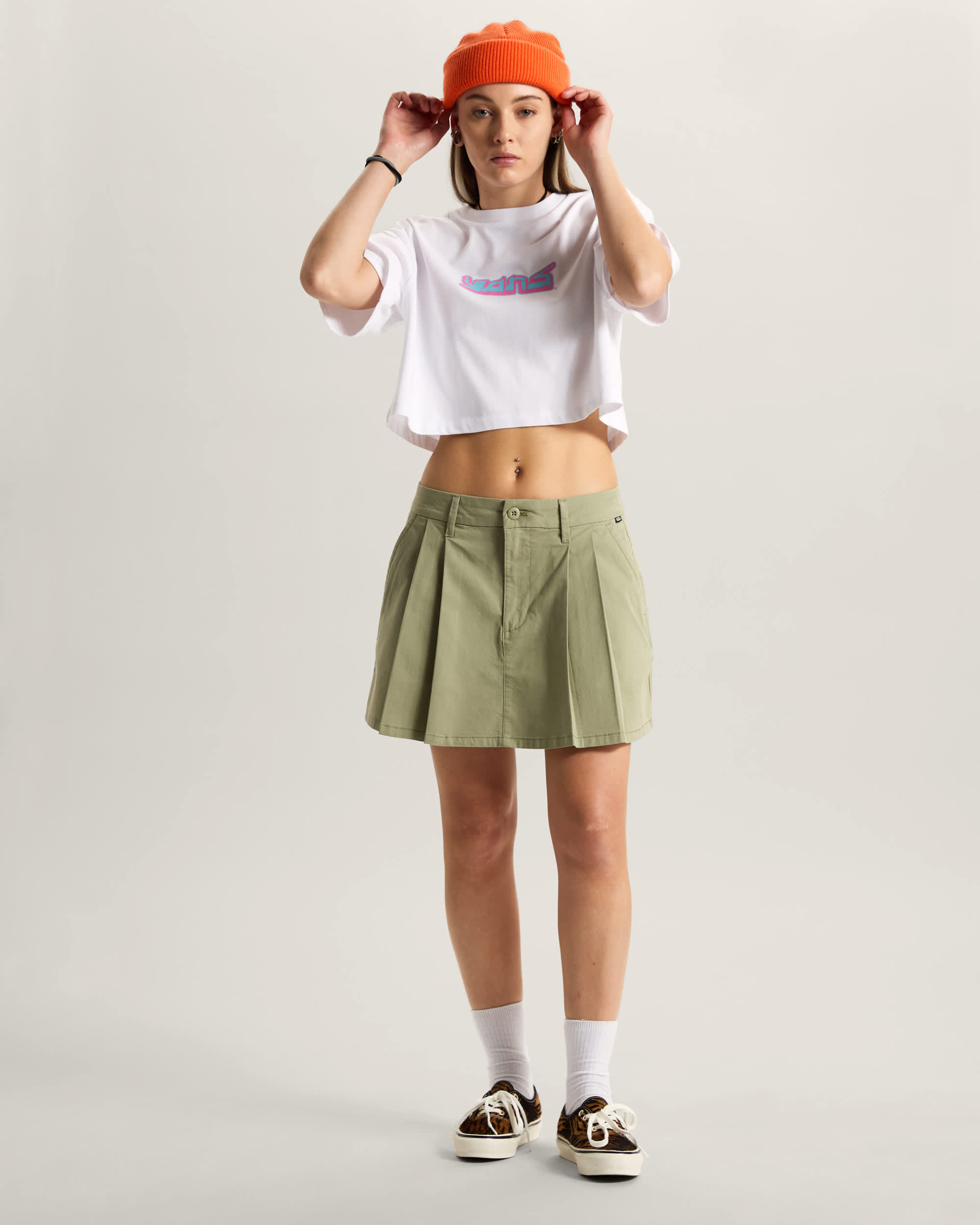 Y2K Boho Relax Crop TShirt VANS Wei ALT4