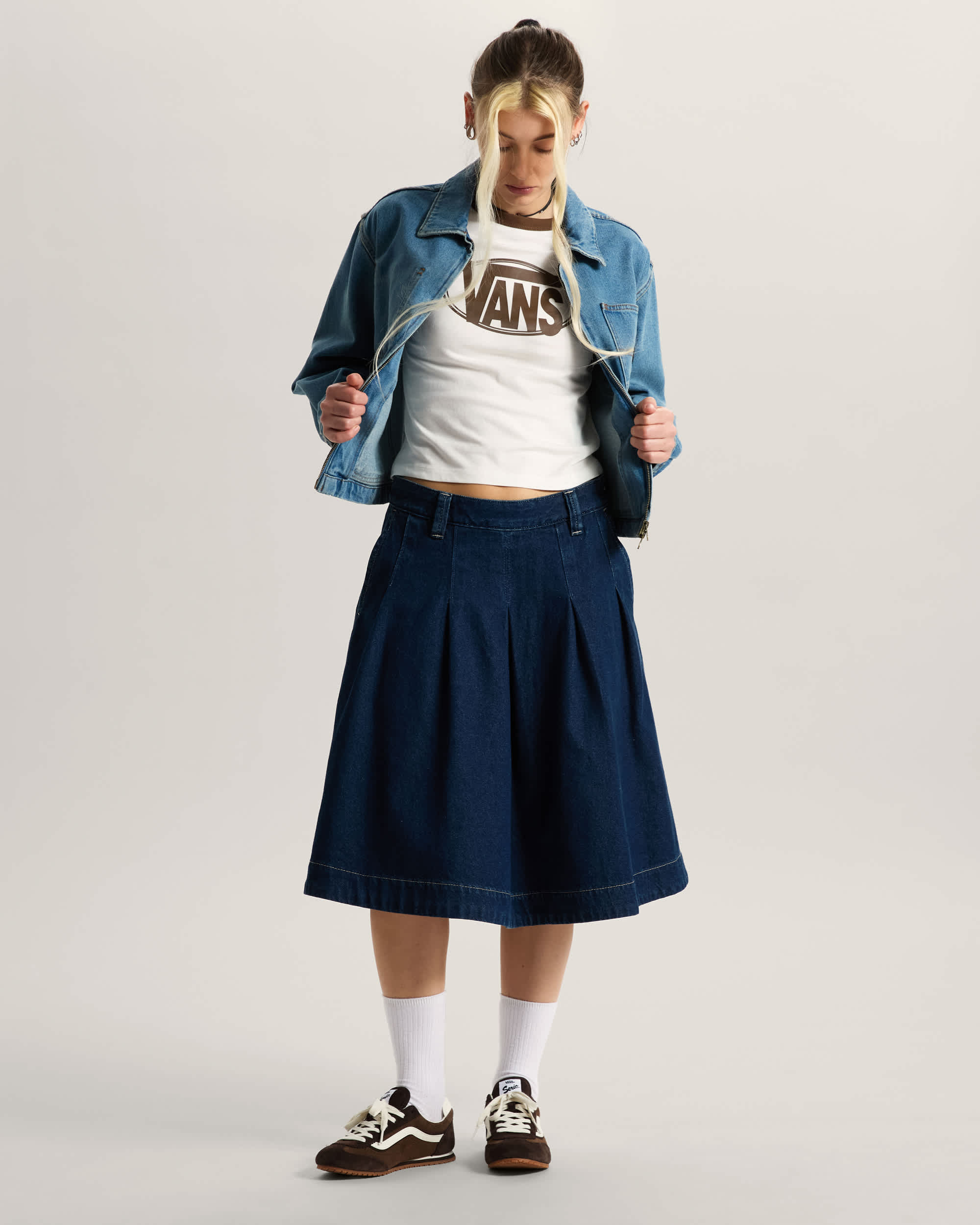 Authentic ChinoJeansrock VANS Blau ALT5