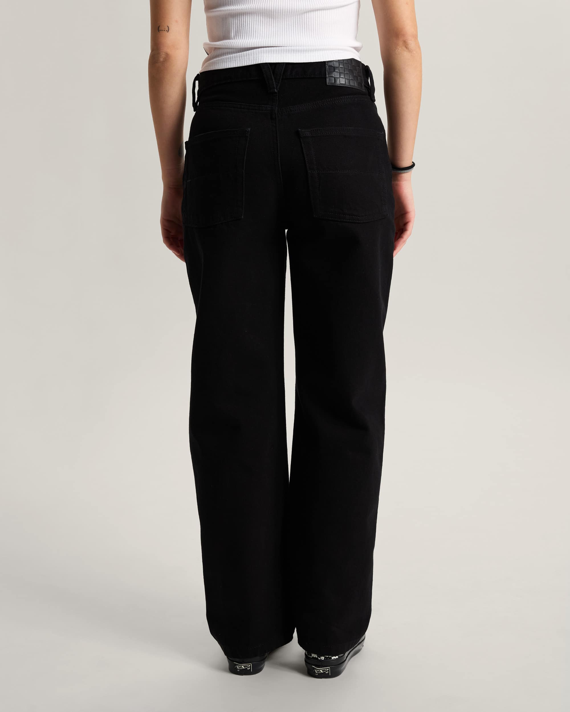 Check5 Hose mit geradem Bein und mittlerer Leibhhe VANS Schwarz ALT4