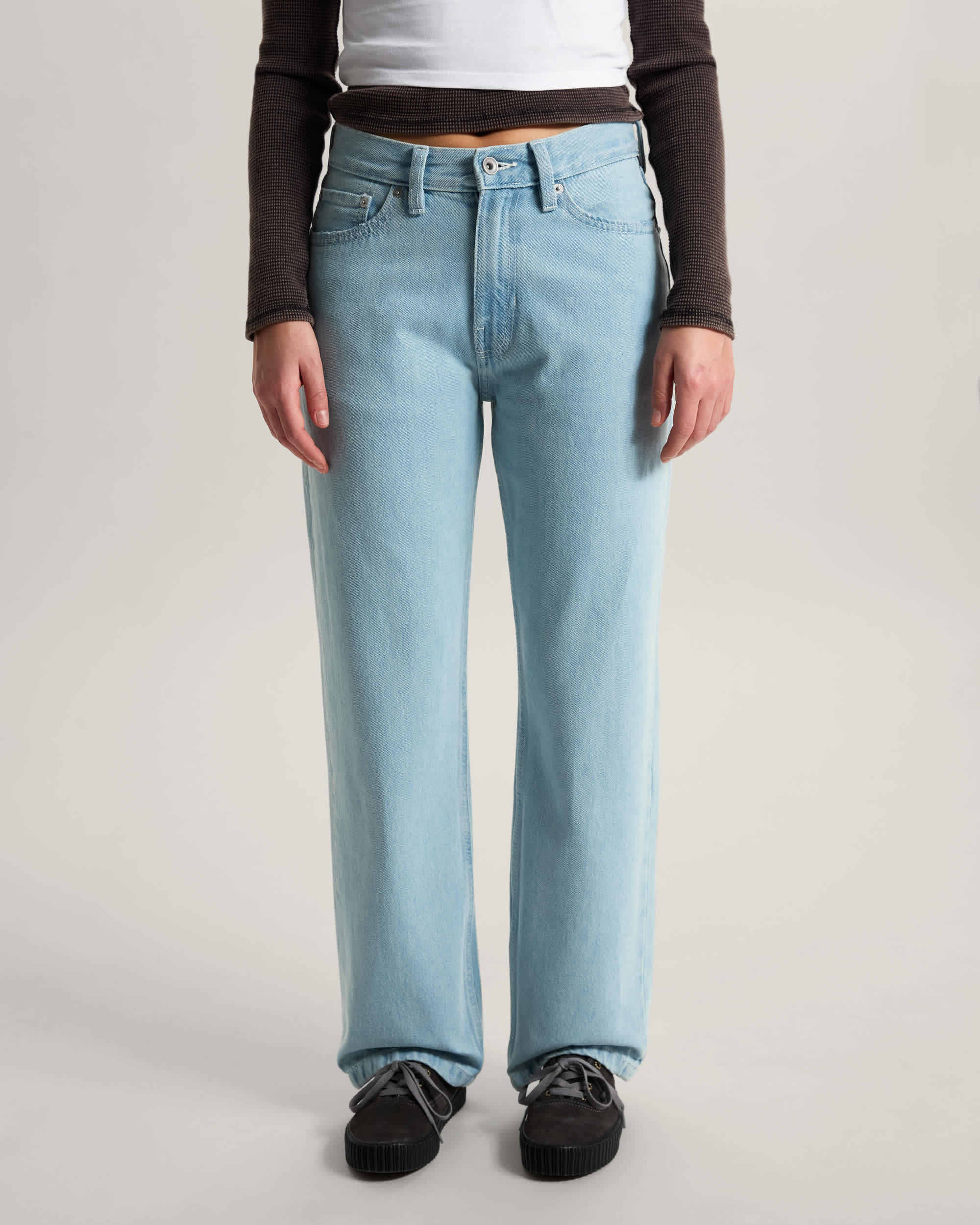 Check5 Hose mit geradem Bein und mittlerer Leibhhe VANS Blau ALT2