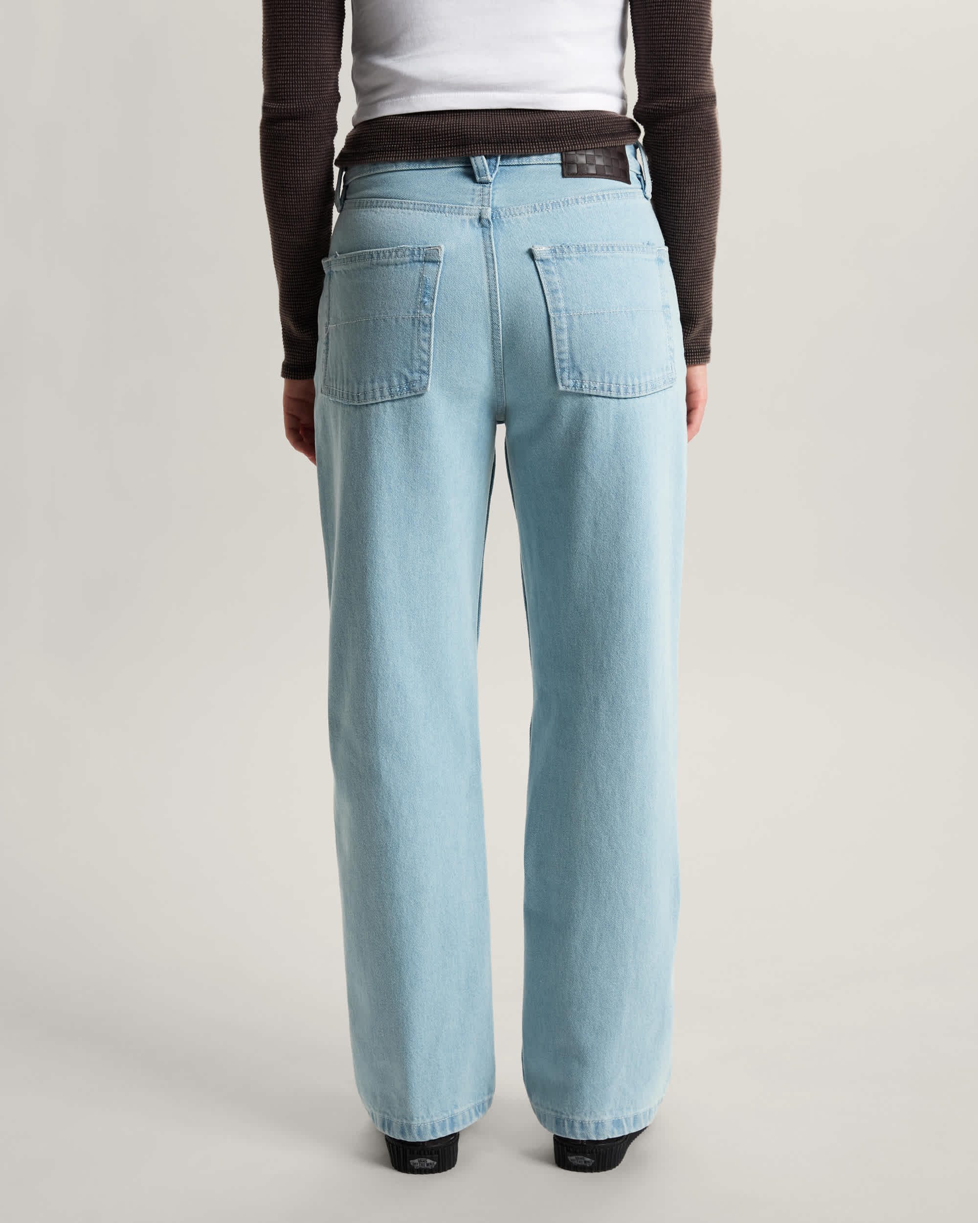 Check5 Hose mit geradem Bein und mittlerer Leibhhe VANS Blau ALT3