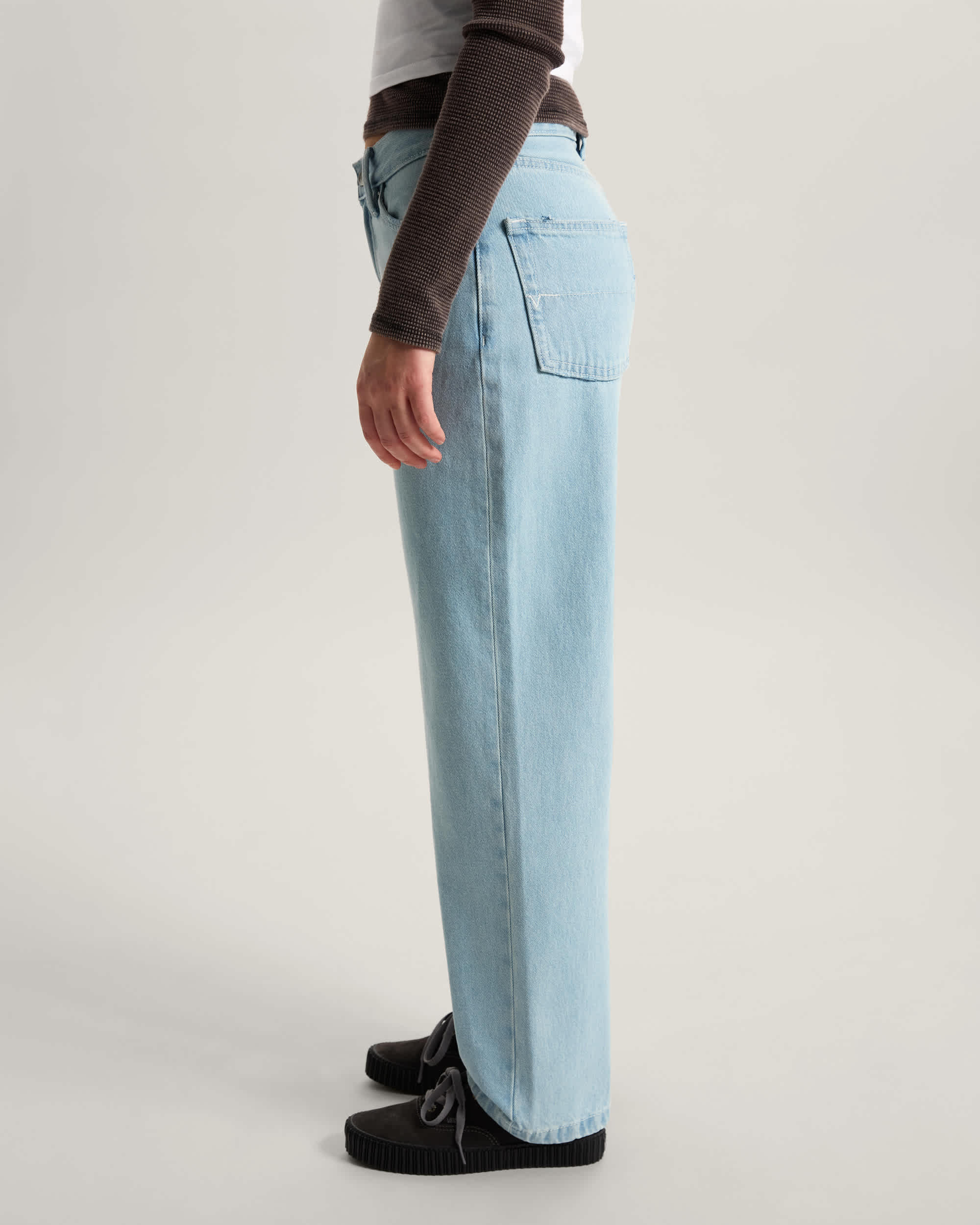 Check5 Hose mit geradem Bein und mittlerer Leibhhe VANS Blau ALT4