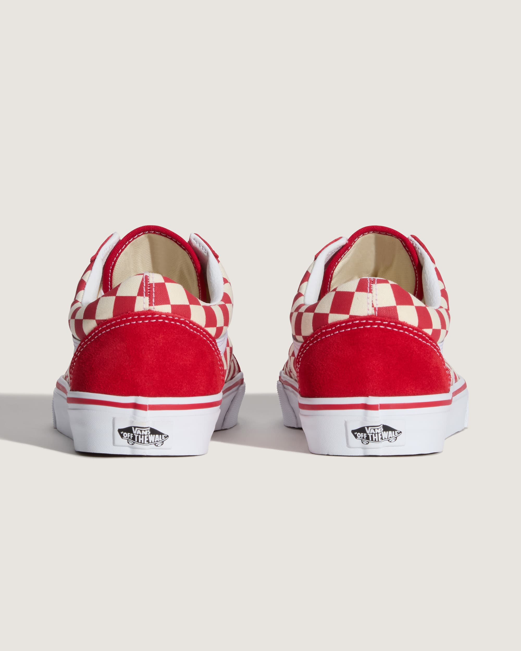 Chaussures Checkerboard Old Skool VANS Rouge ALT3