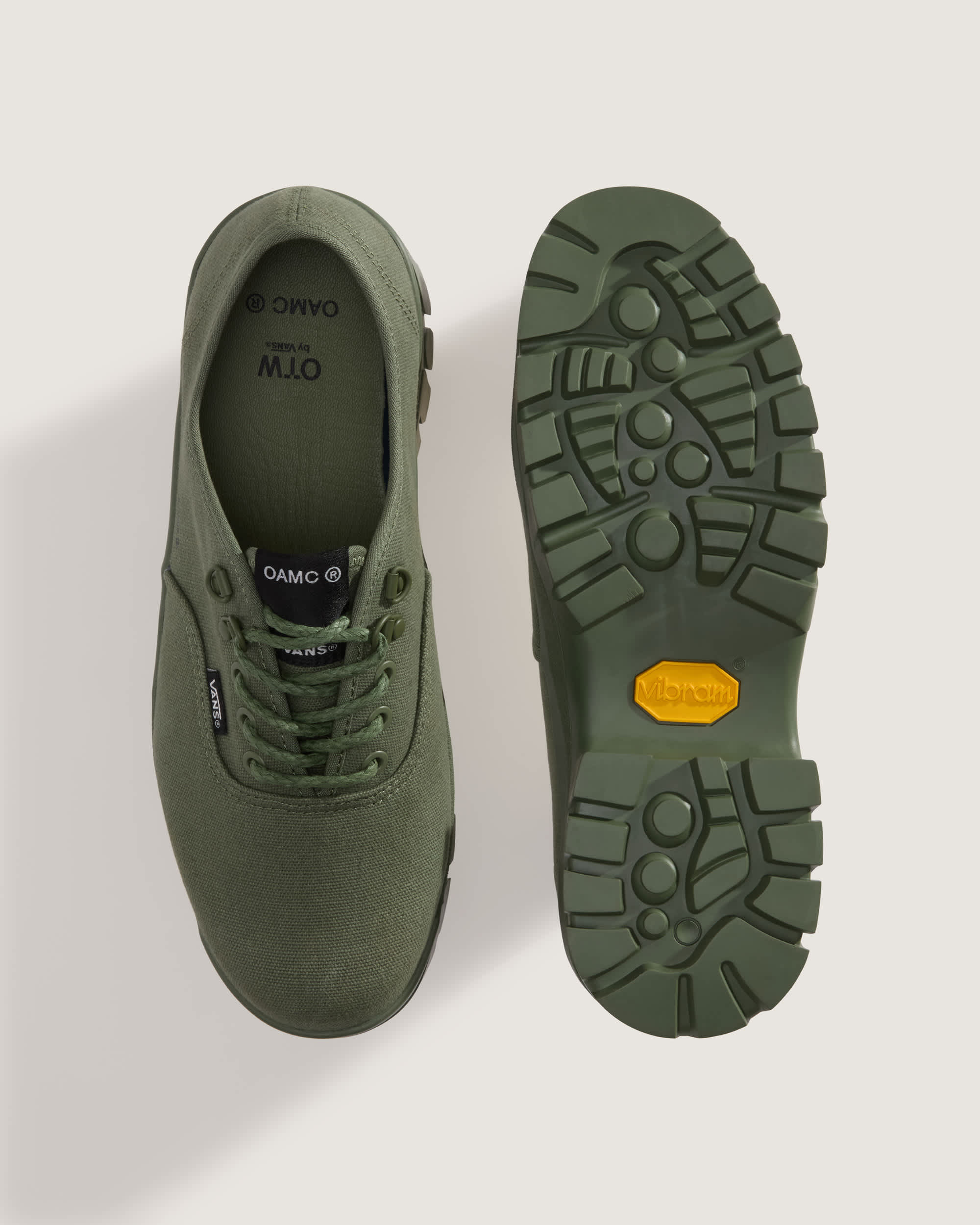 Chaussures OTW by Vans X OAMC Authentic Oxford VANS Vert ALT2