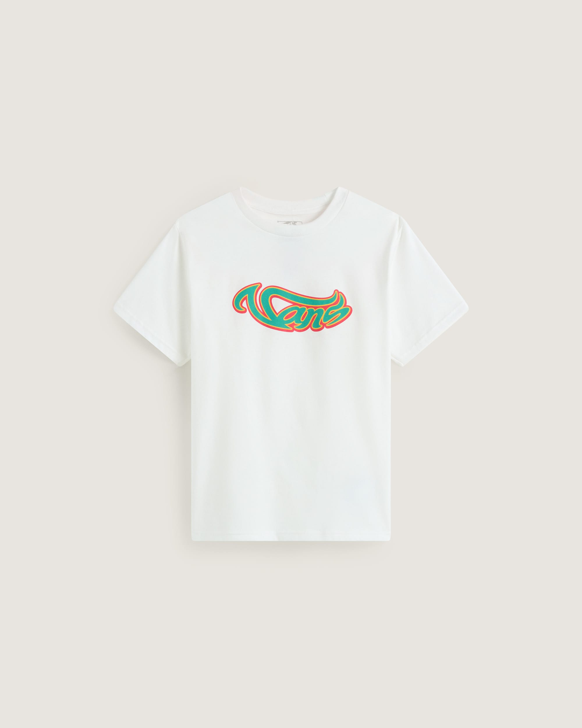 Kinder Wavy Script TShirt 814 Jahre VANS Wei HERO