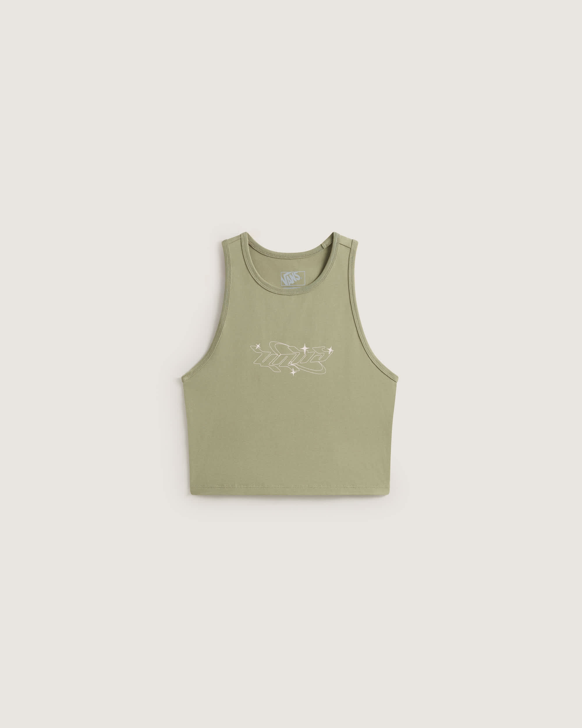 Y2K Star Tank TShirt VANS Beige HERO