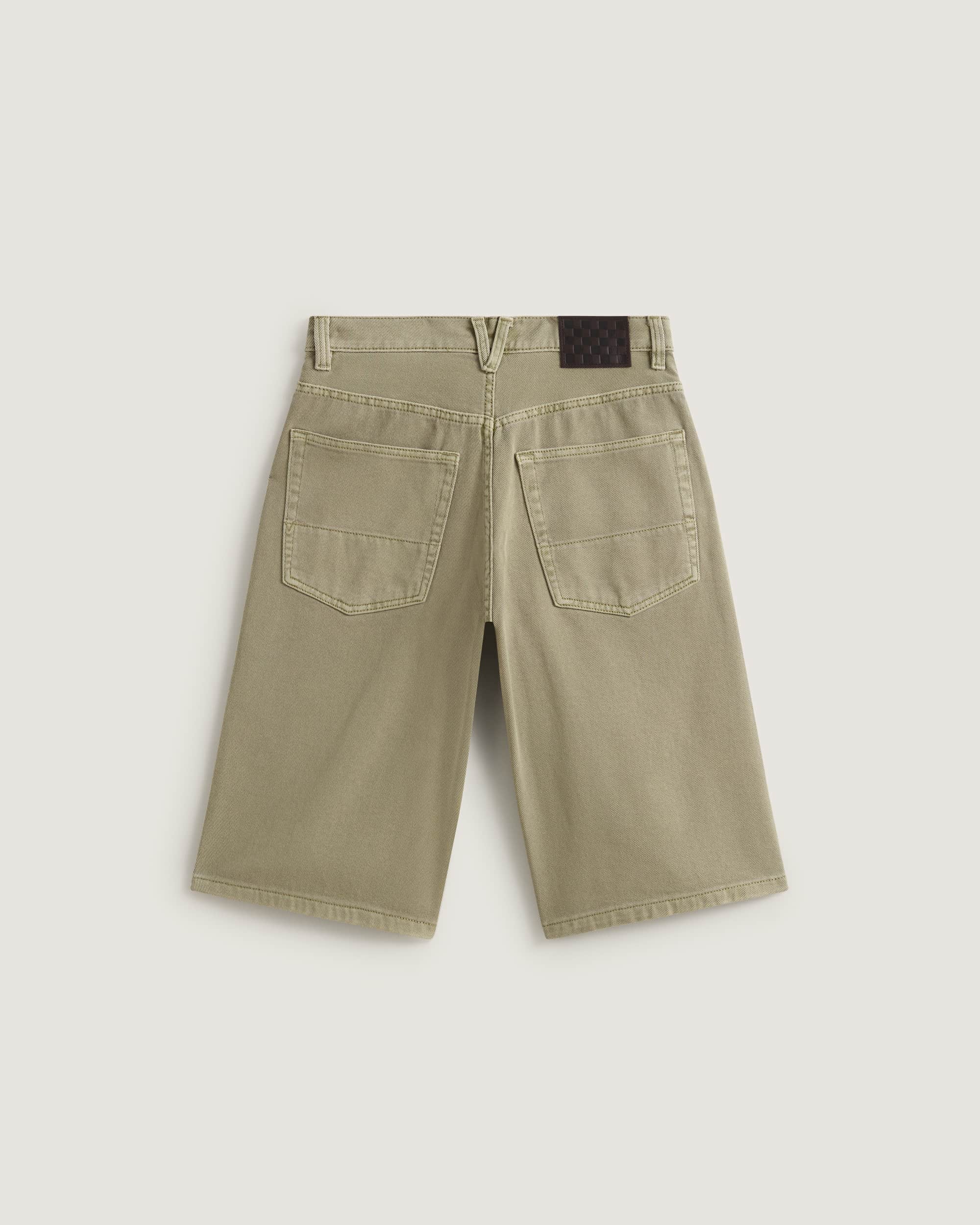 Short Cinched Check5 Baggy VANS Beige ALT1