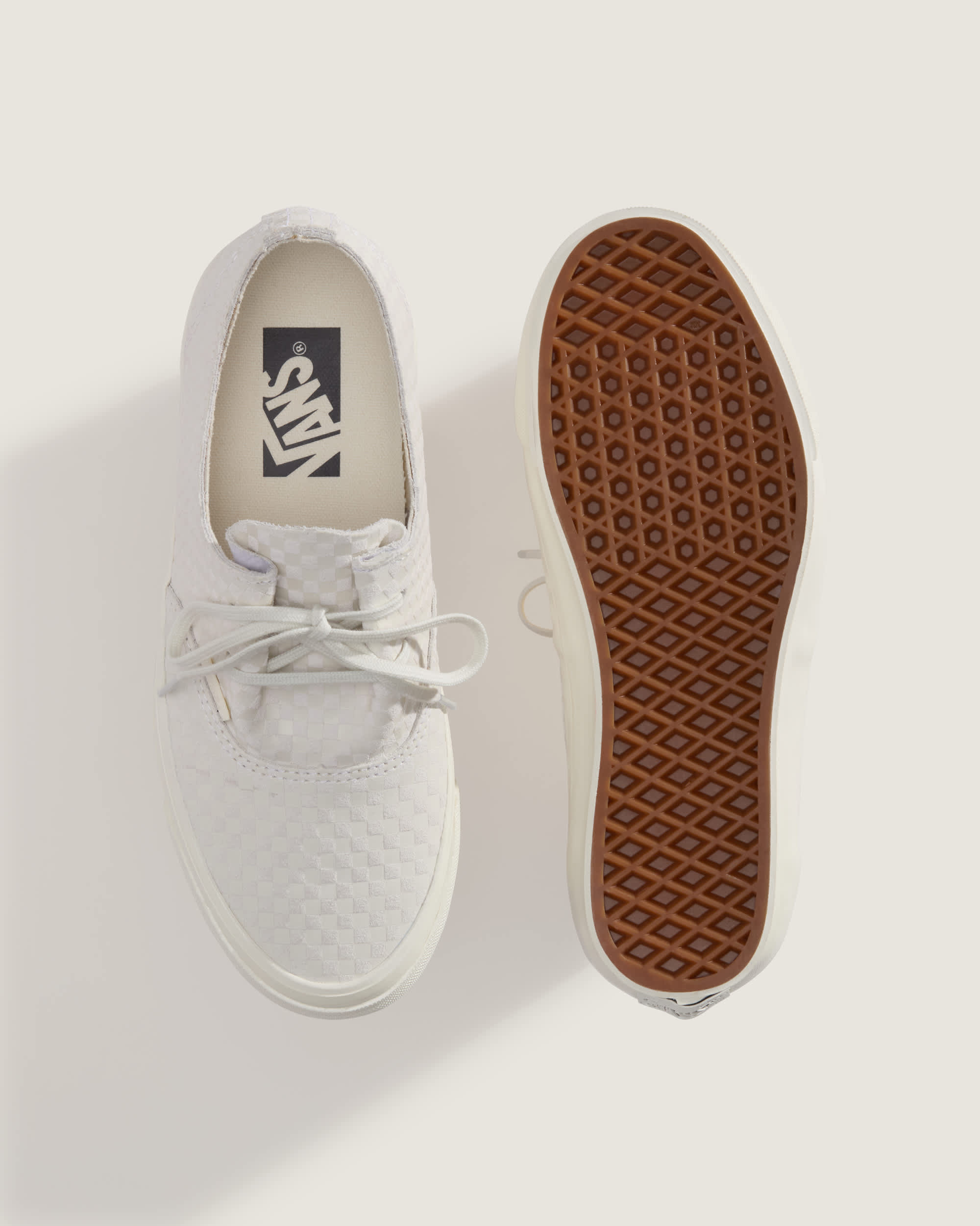 Scarpe Premium Authentic Ease Checkerboard VANS Beige ALT2