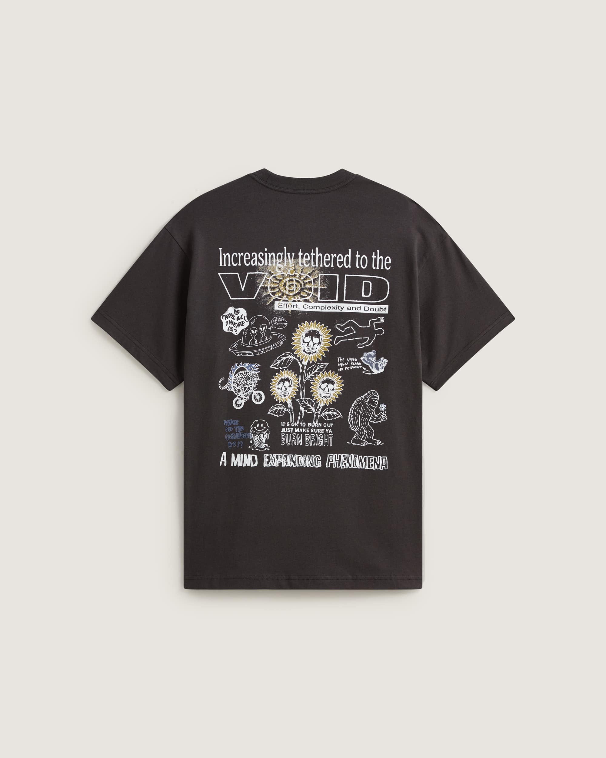 TETHERED SS TEE Faded Black VANS Preto ALT1