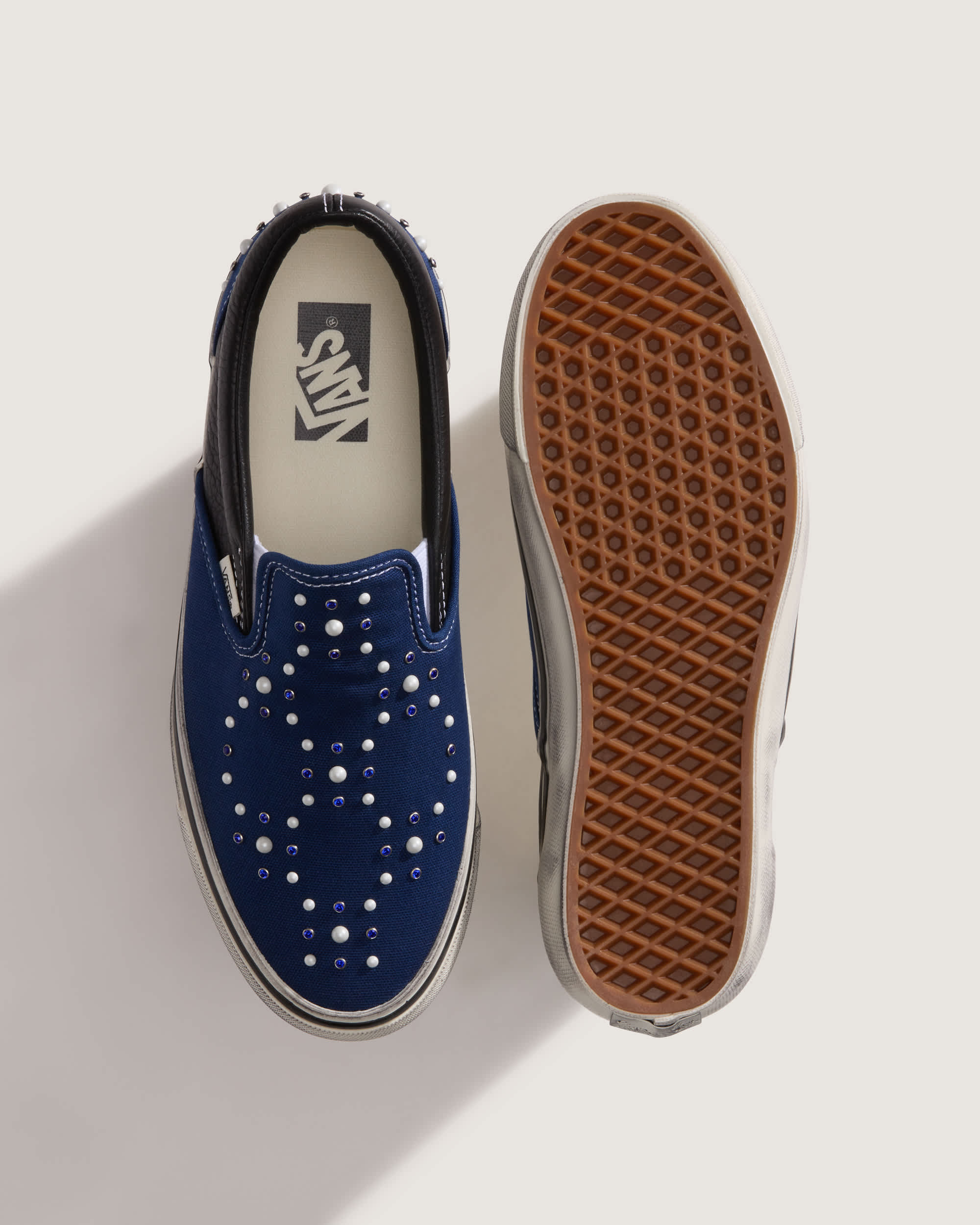 Scarpe Premium Classic SlipOn VANS Blu ALT4