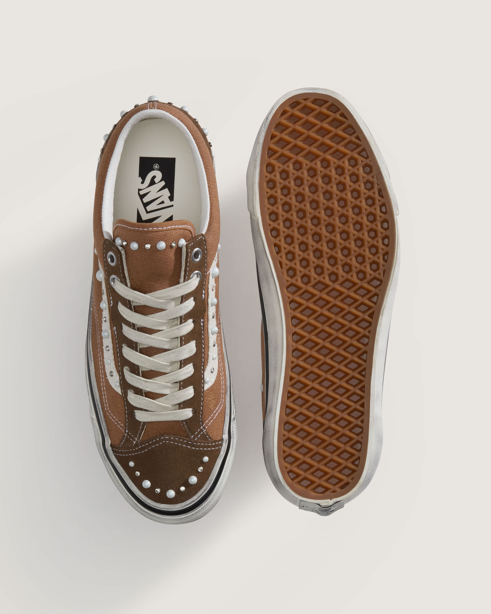 Scarpe Premium Old Skool VANS Marrone ALT3