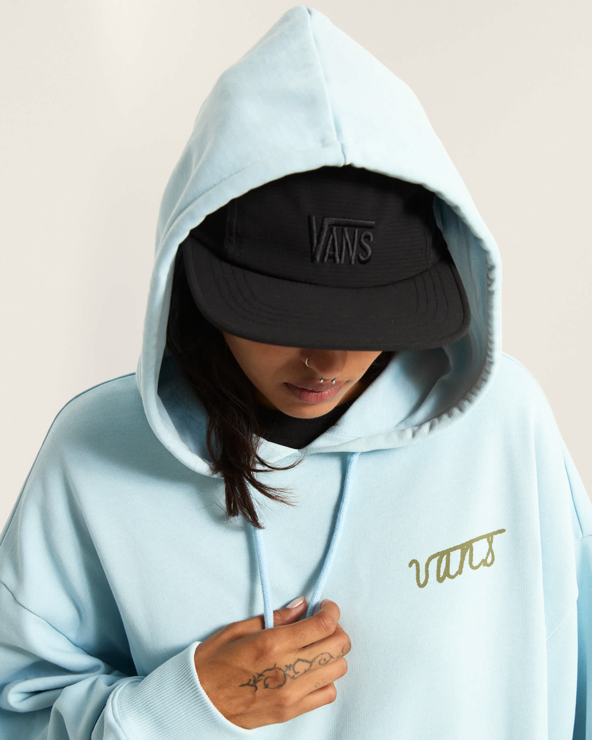 Felpa con cappuccio Crystal Dream VANS Beige ALT6