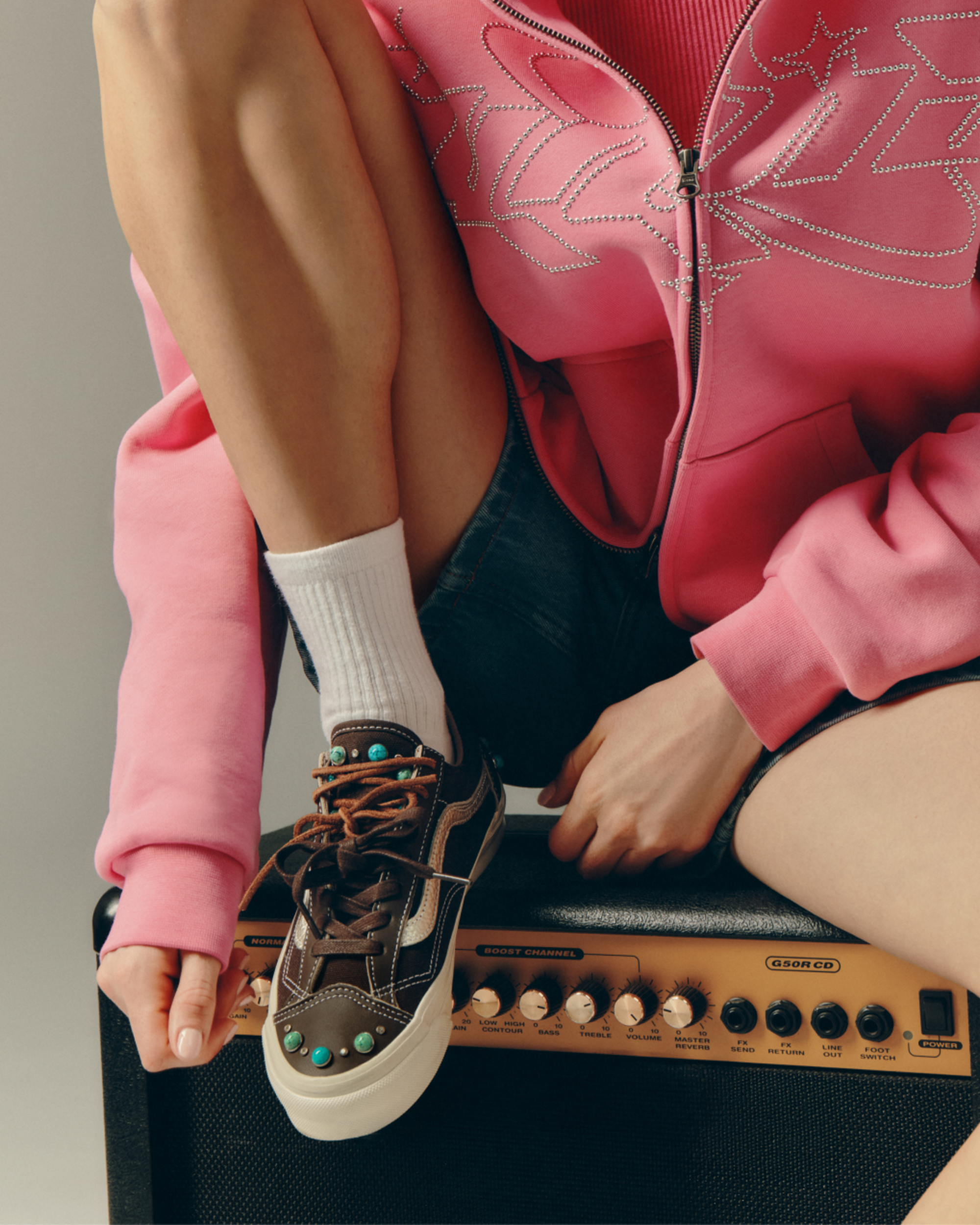 Premium Old Skool Shoes VANS Brown ALT1