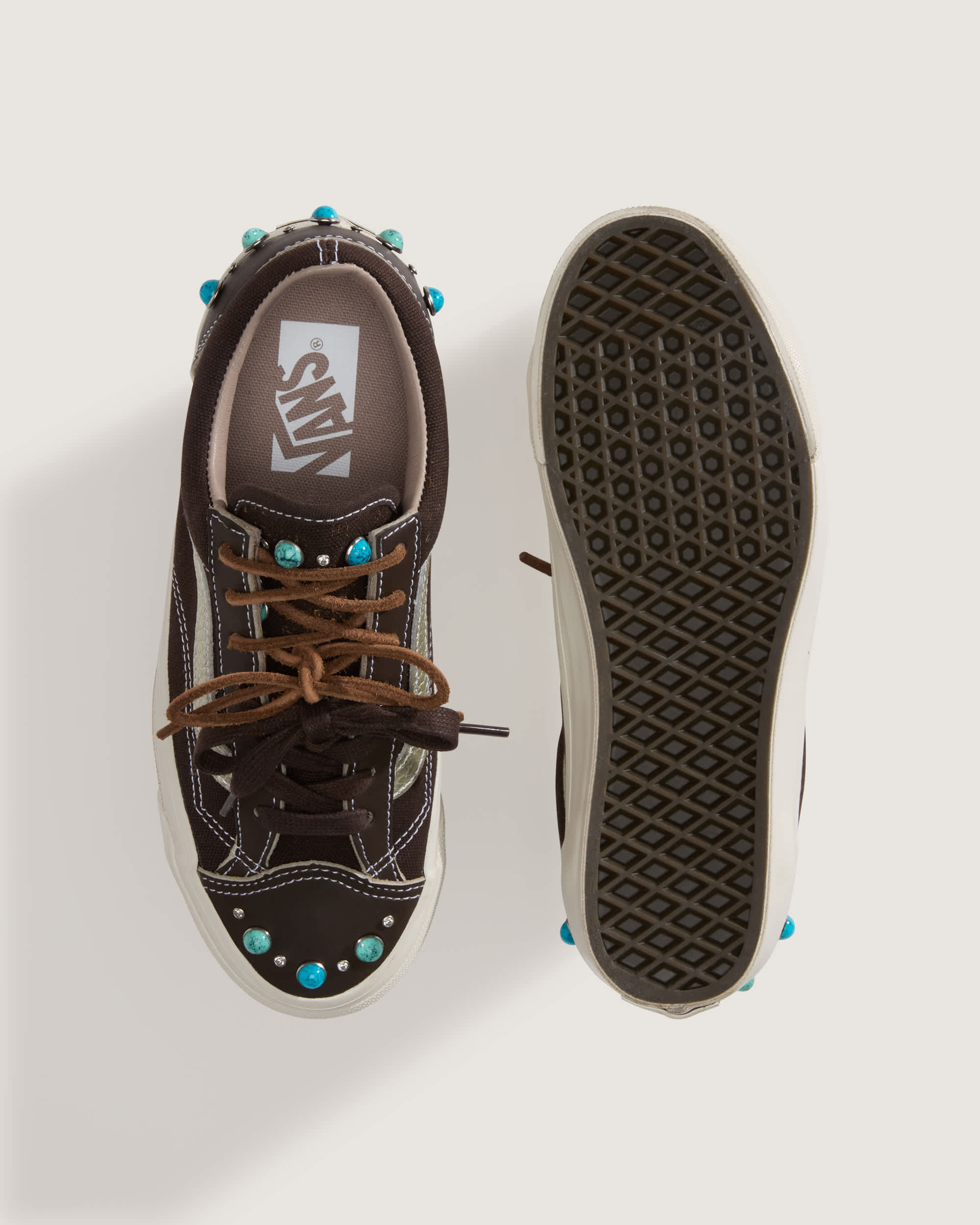 Premium Old Skool Shoes VANS Brown ALT4