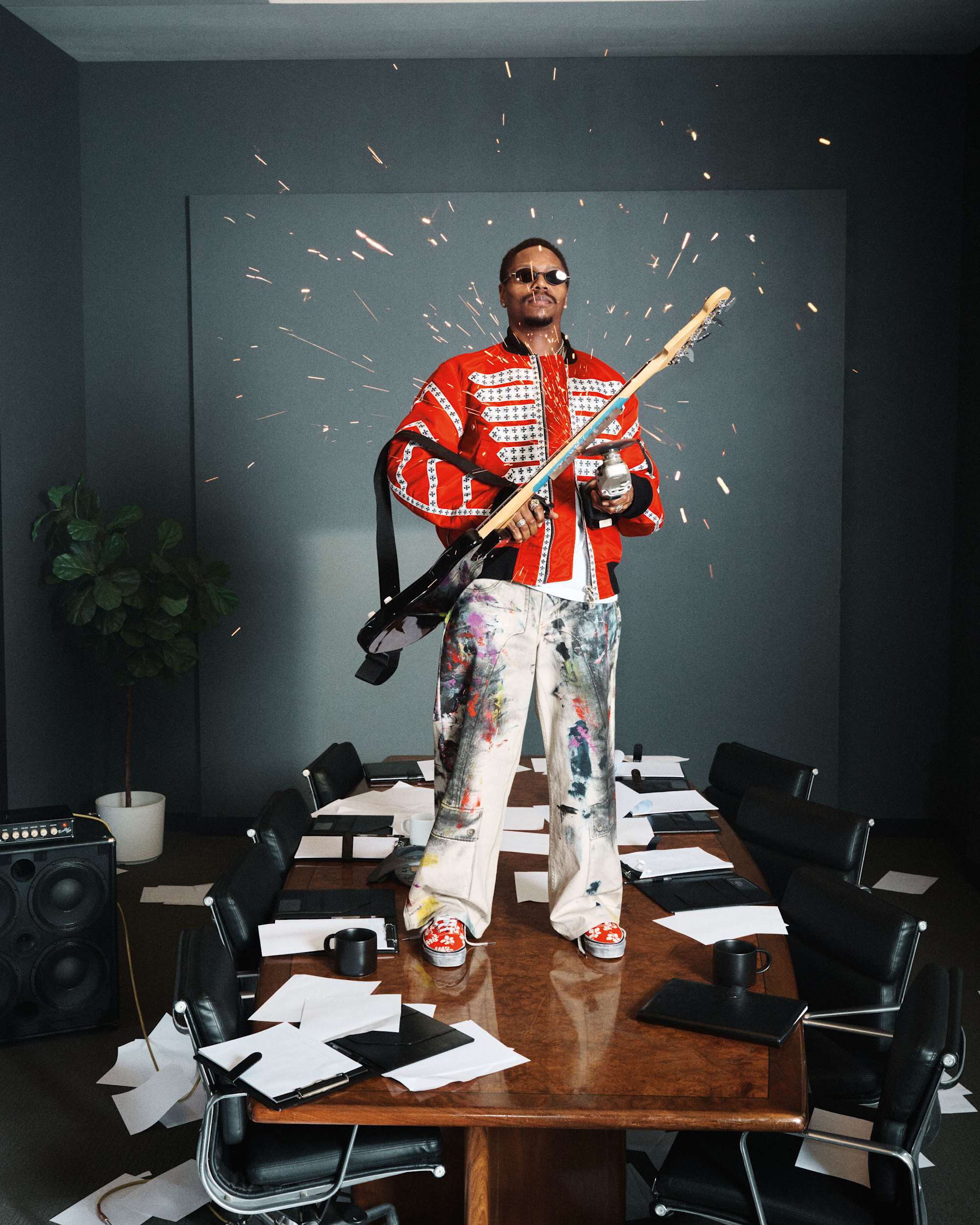 Premium Authentic Shoes VANS Red ALT1