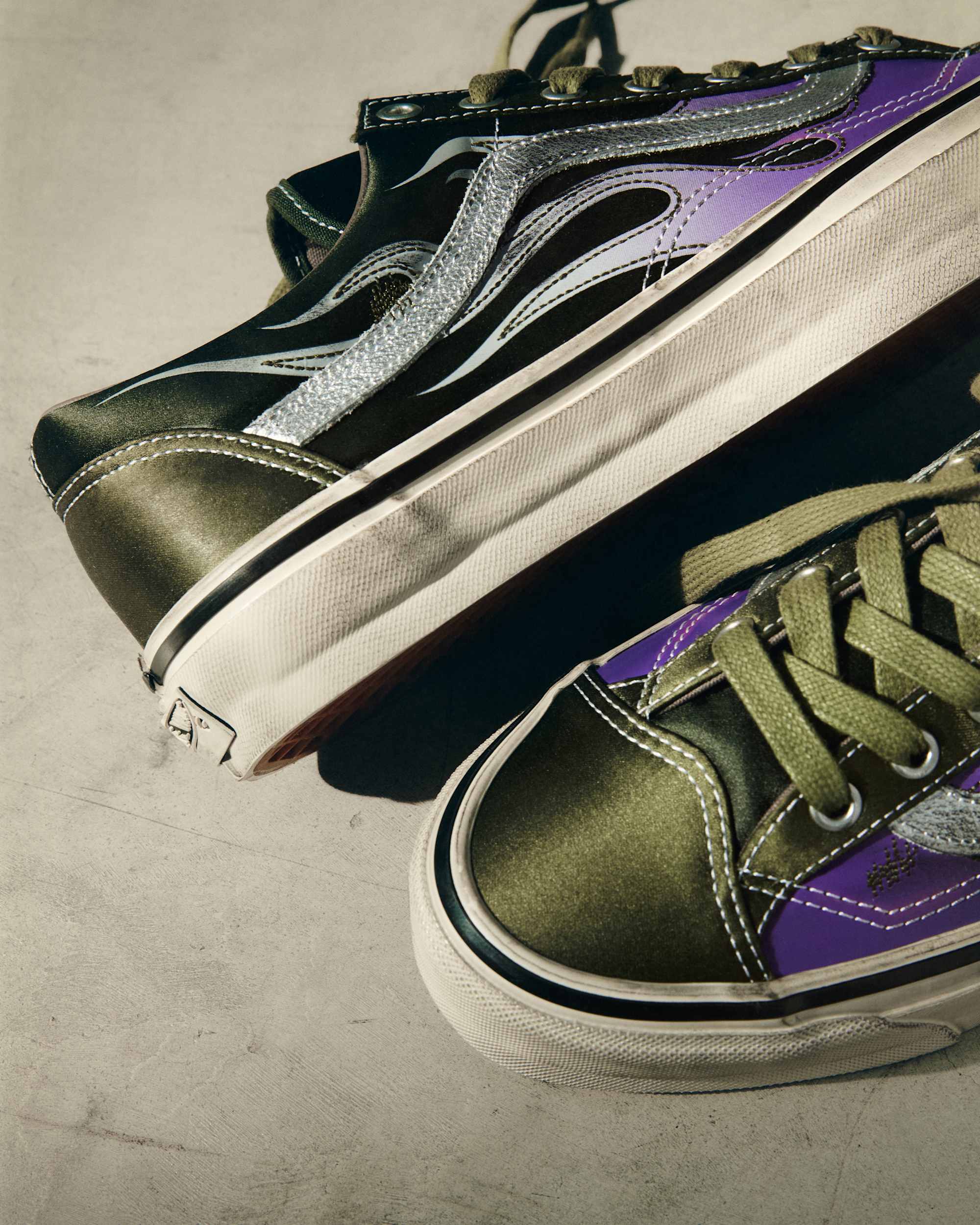 Buty Flames Premium Old Skool 38 VANS Zielony ALT2