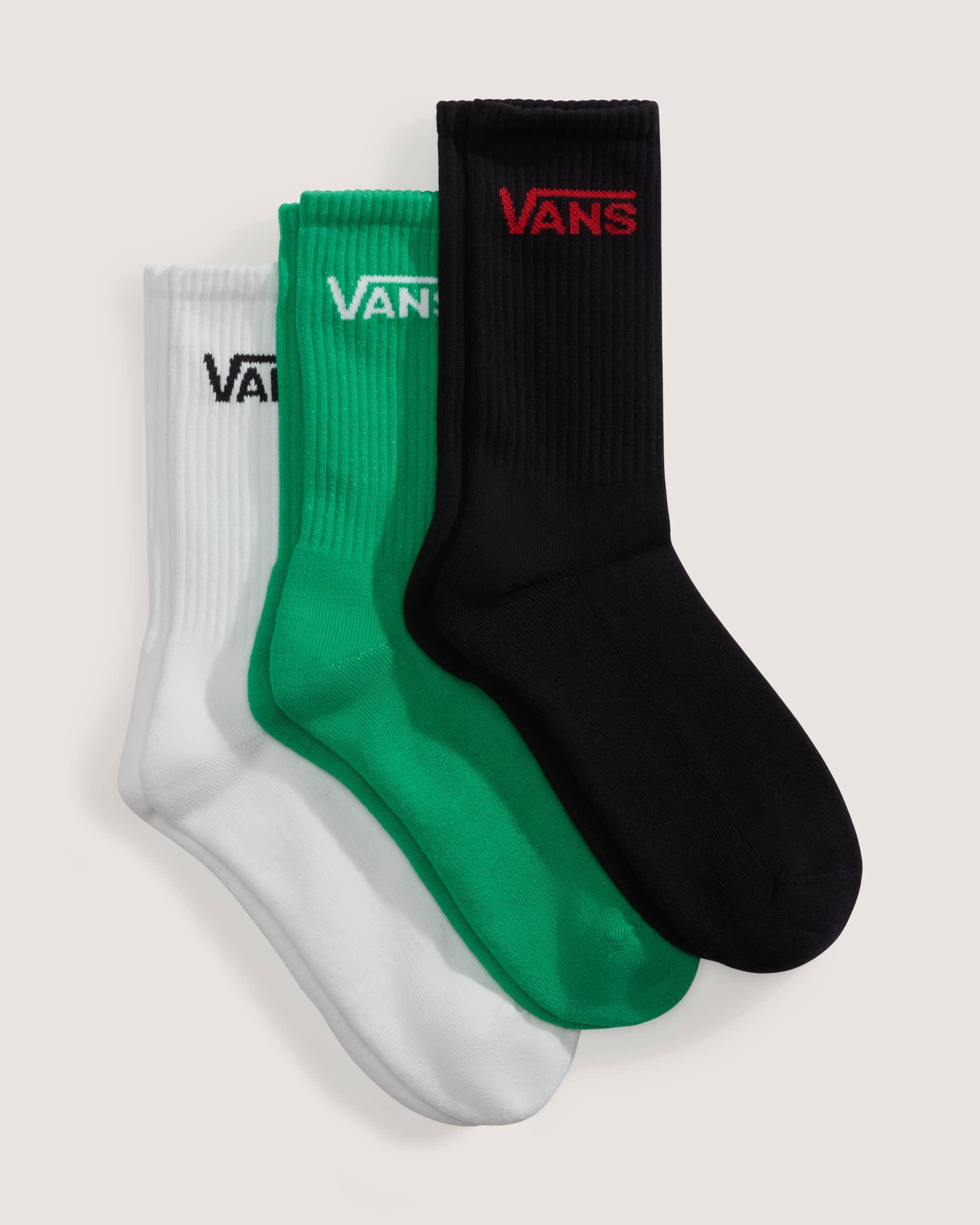 SMU 3PACK CLASSIC CREW Multi VANS Green ALT1