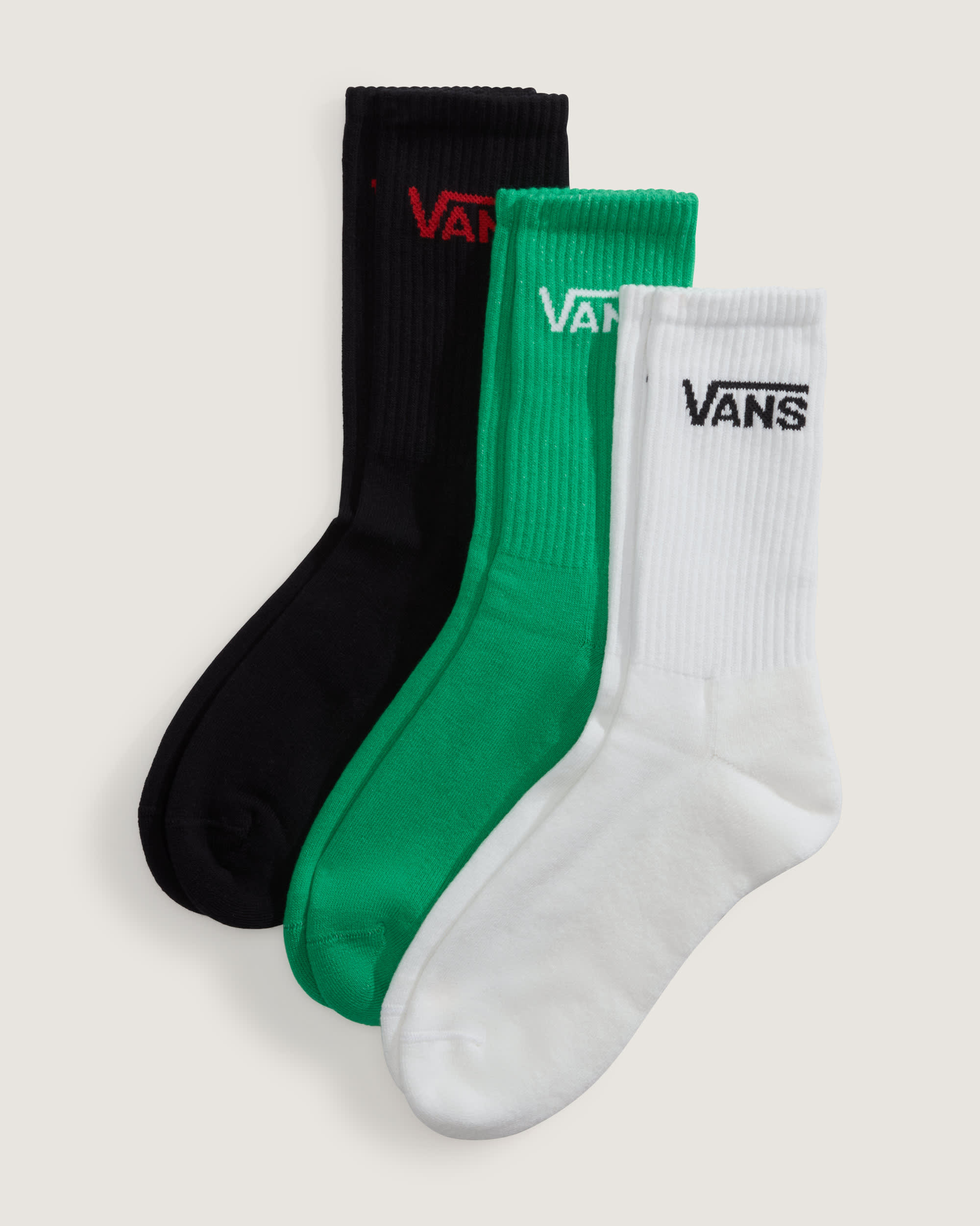 SMU 3PACK CLASSIC CREW Multi VANS Green HERO