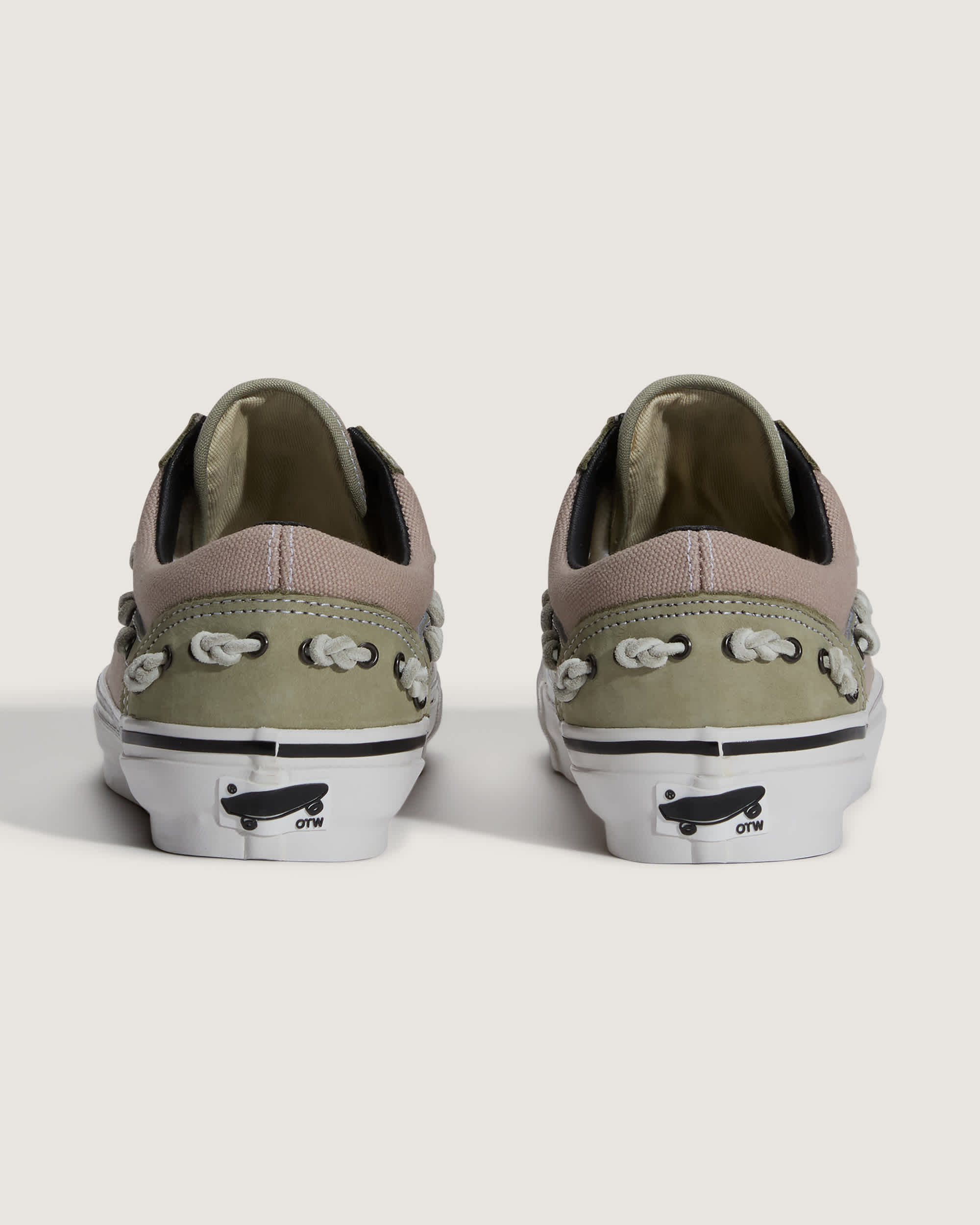 Zapatillas OTW Old Skool 36 Knot Vibram VANS VerdeRosa ALT3