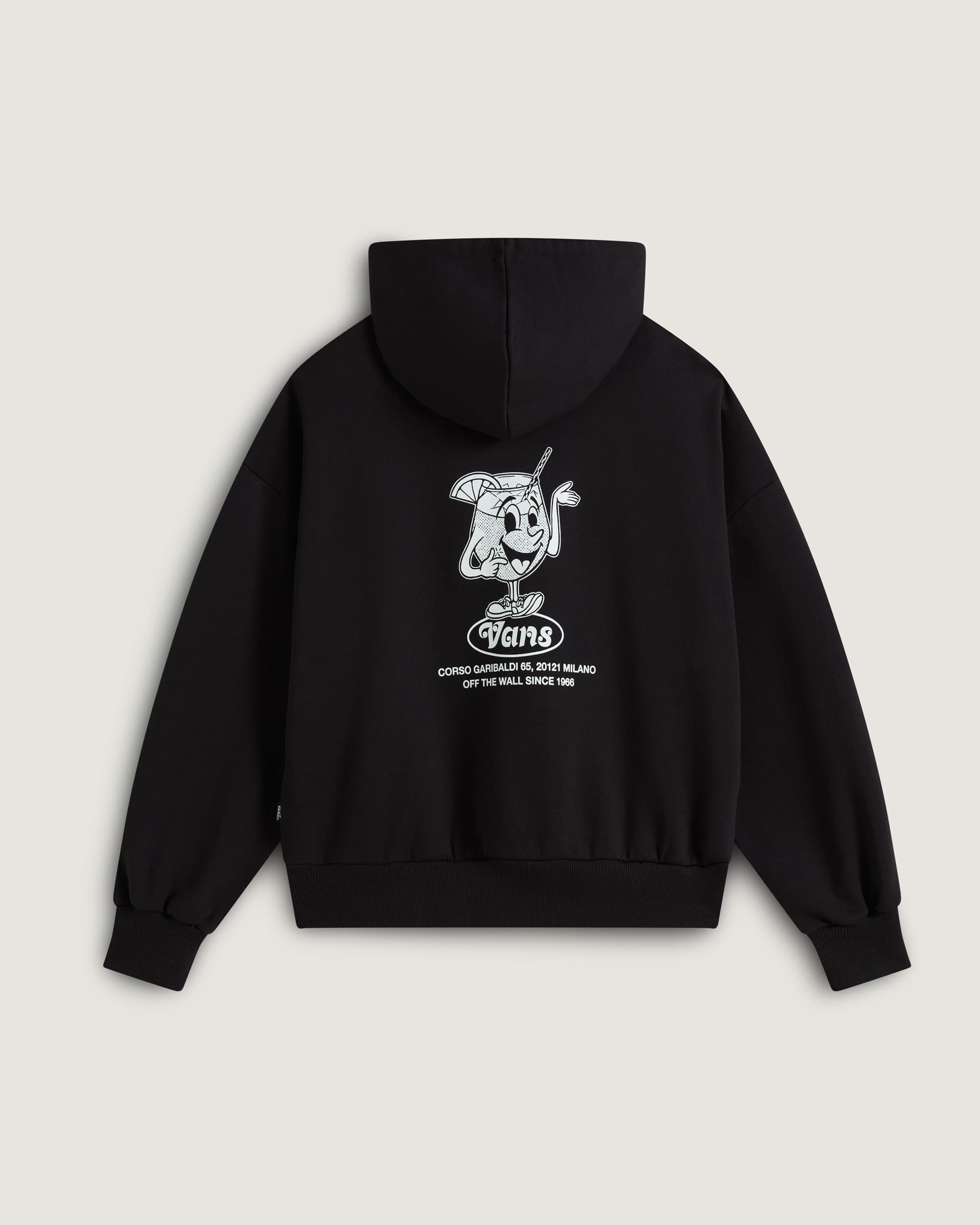 Felpa con cappuccio Milano Aperitivo Retro VANS Nero ALT1