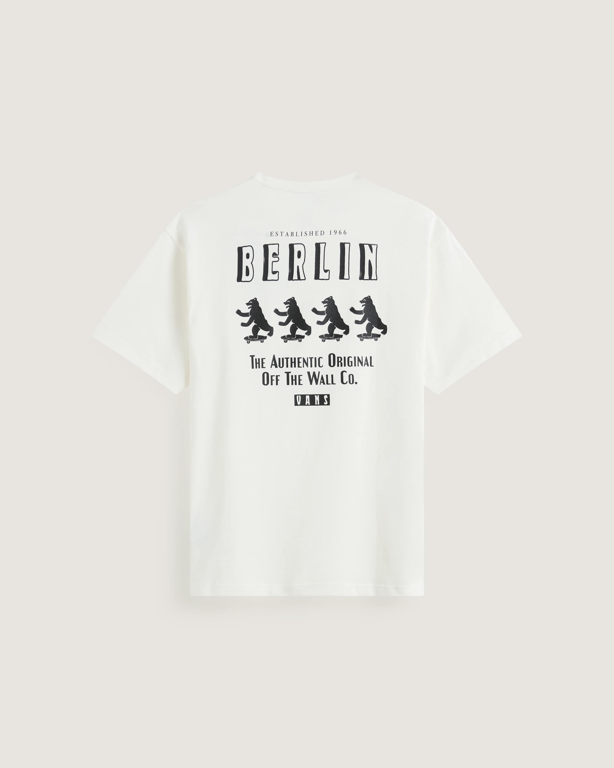 Berlin Authentic SS Tee Marshmallow VANS Blanc ALT1