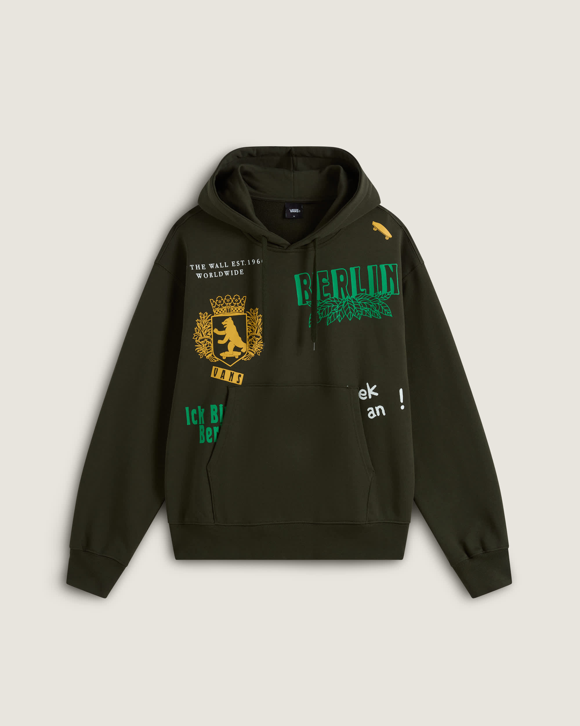 Berlin Essentials Pullover Hoodie VANS Green HERO