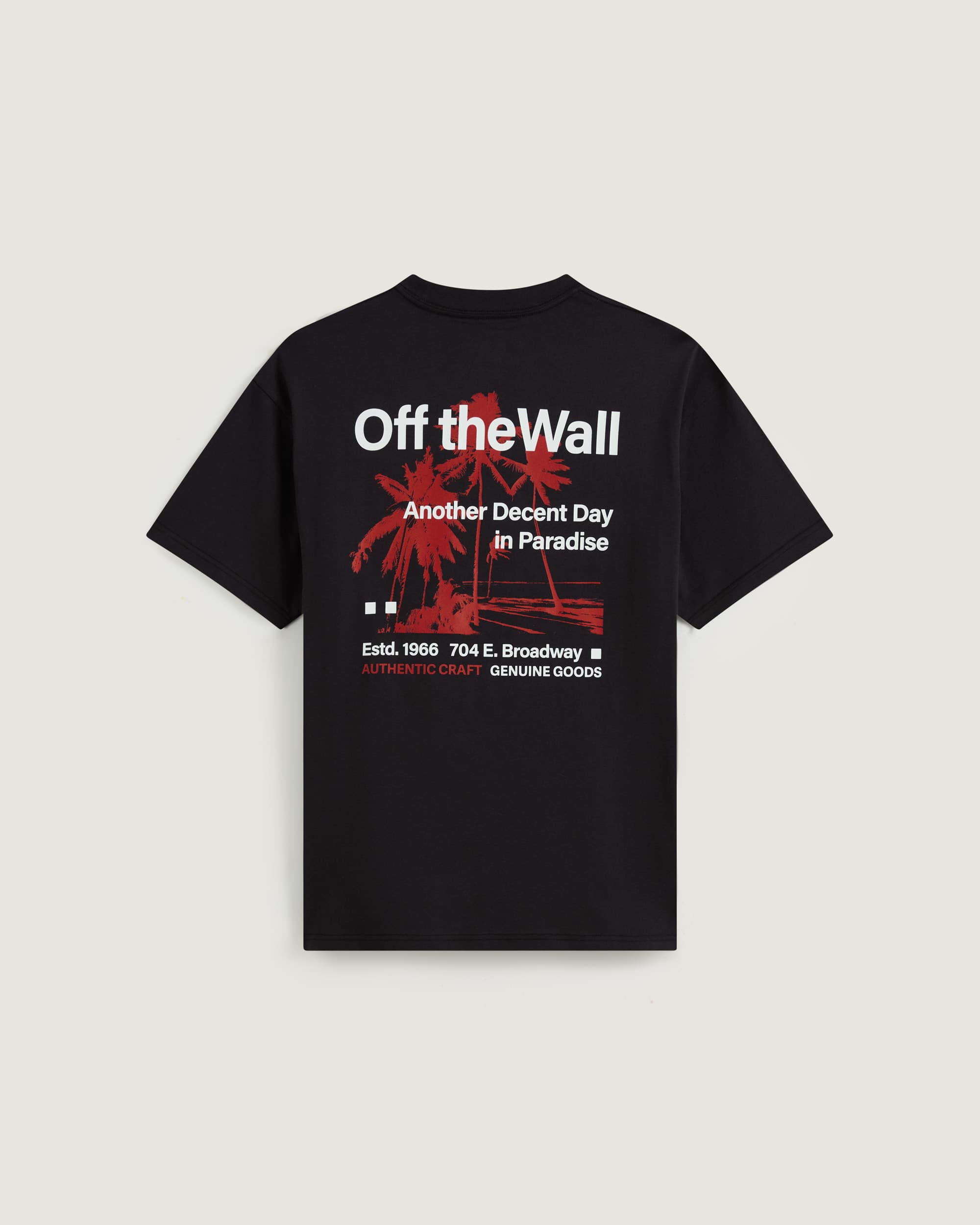 DECENT DAY IN PARADISE SS TEE Black VANS Black ALT1