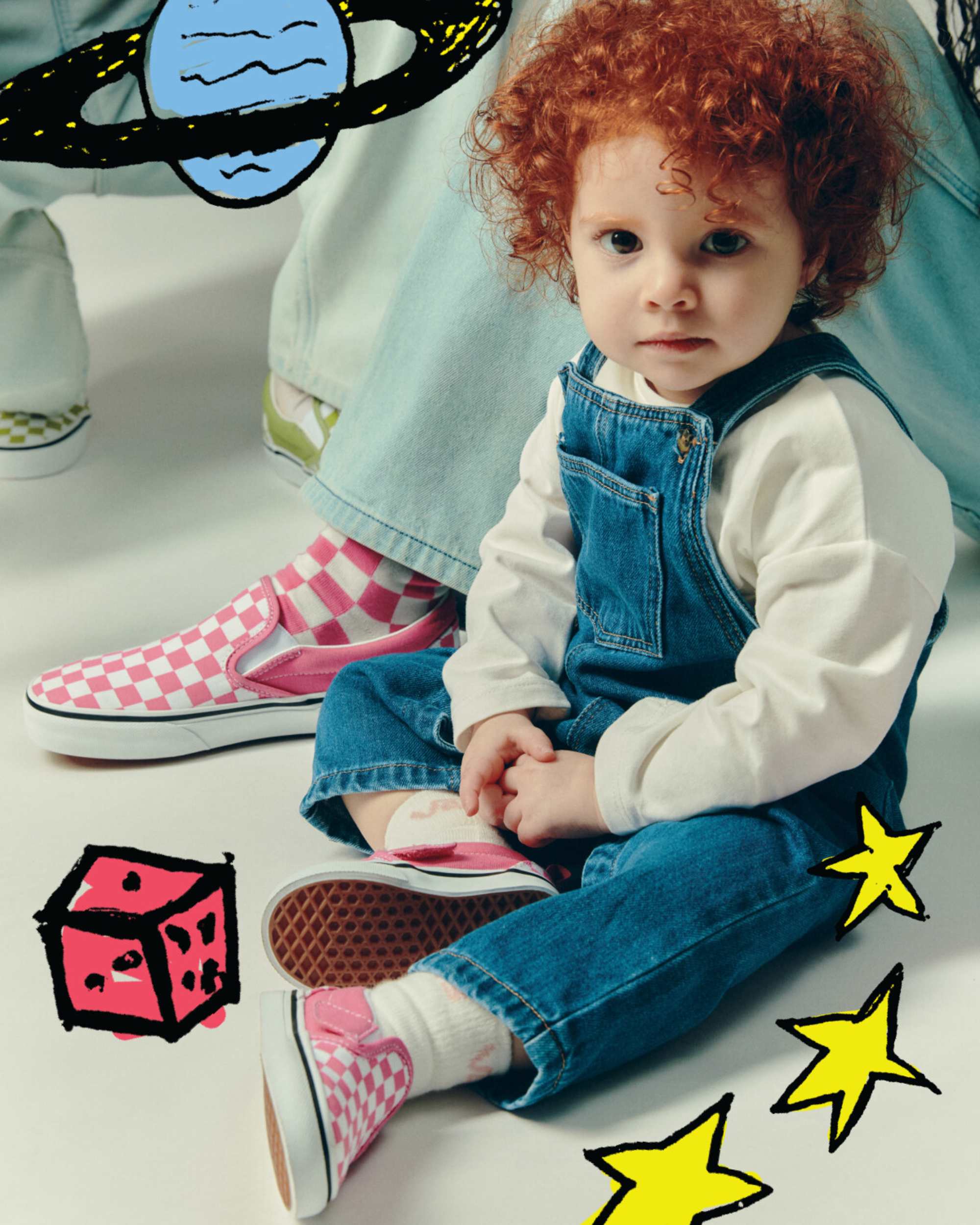 Buty dla dzieci Classic SlipOn V Checkerboard 14 lata VANS Rowy ALT1