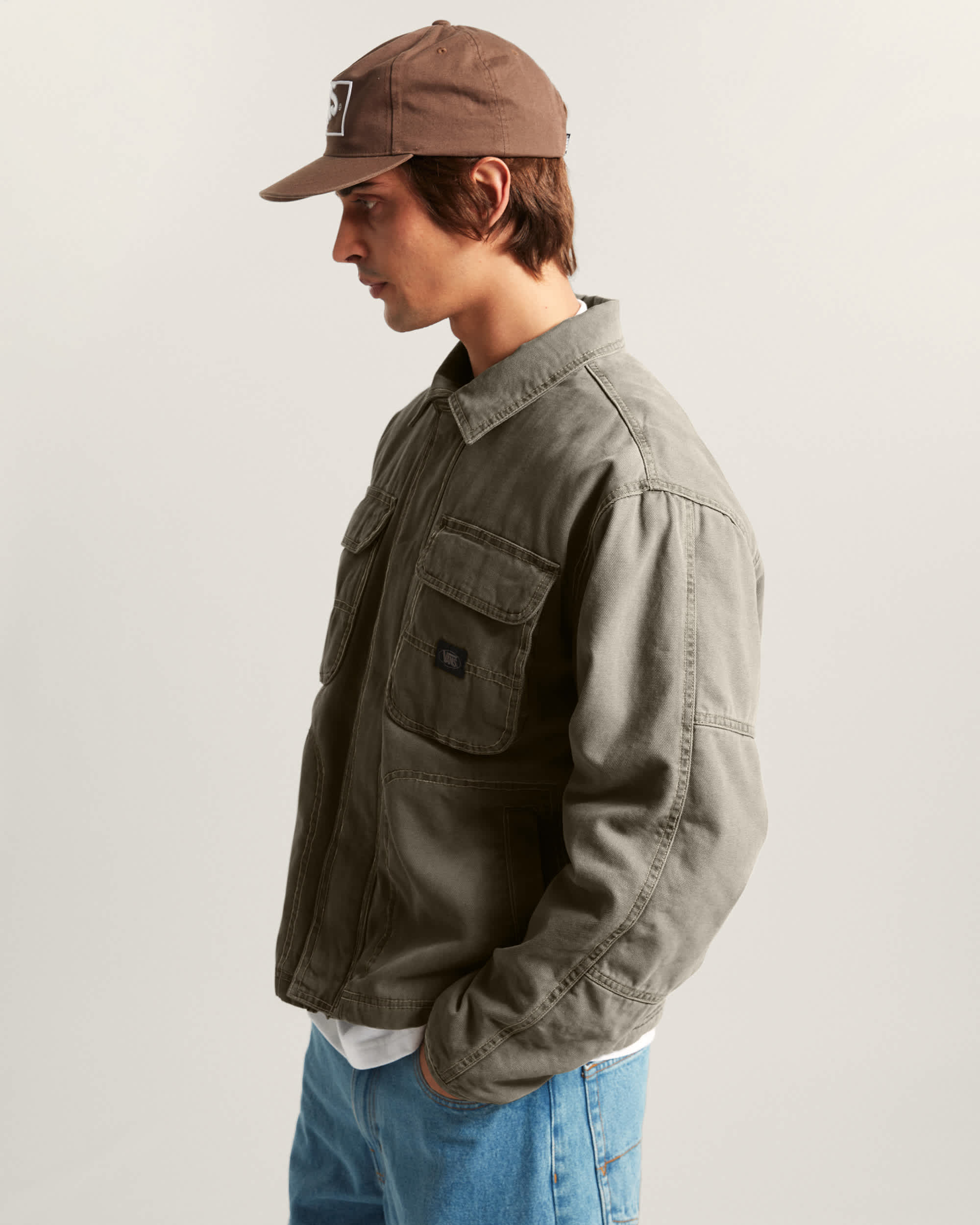 Umber Pigment CanvasJacke VANS Beige ALT4