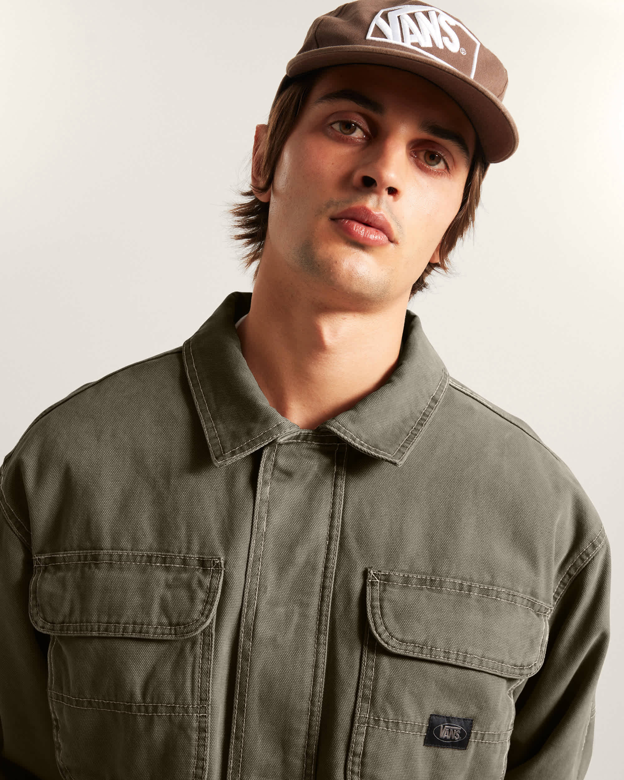 Umber Pigment CanvasJacke VANS Beige ALT6