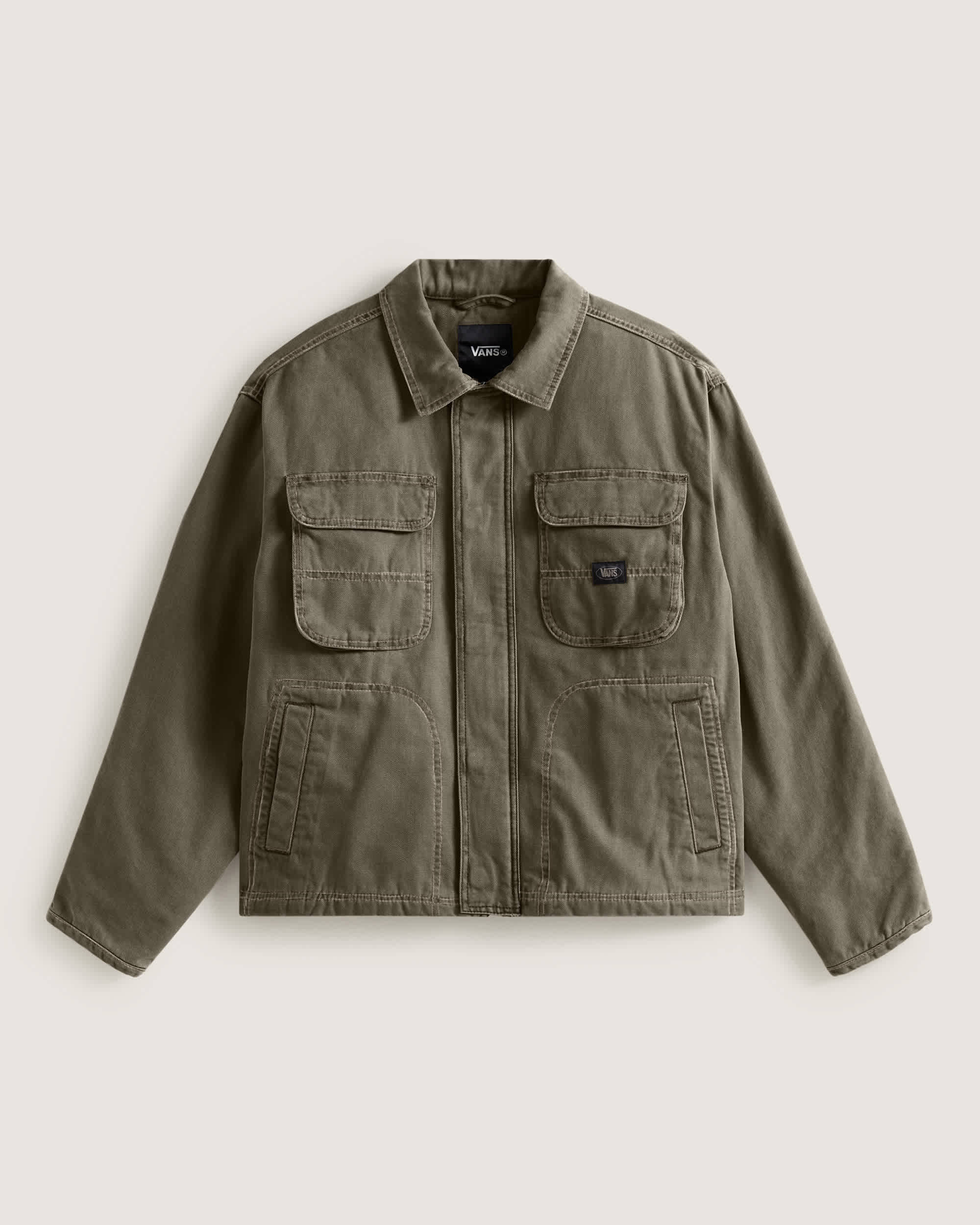 Umber Pigment CanvasJacke VANS Beige HERO
