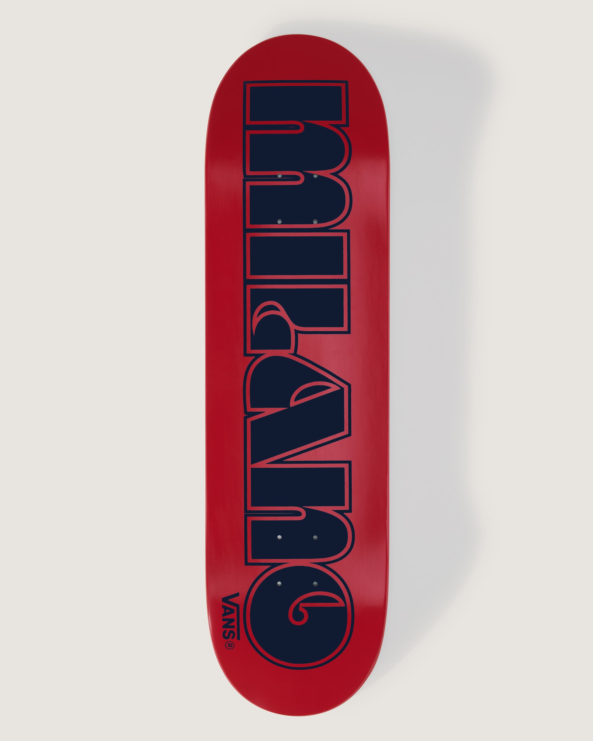 MILANO SKATE DECK VANS Rosso hero