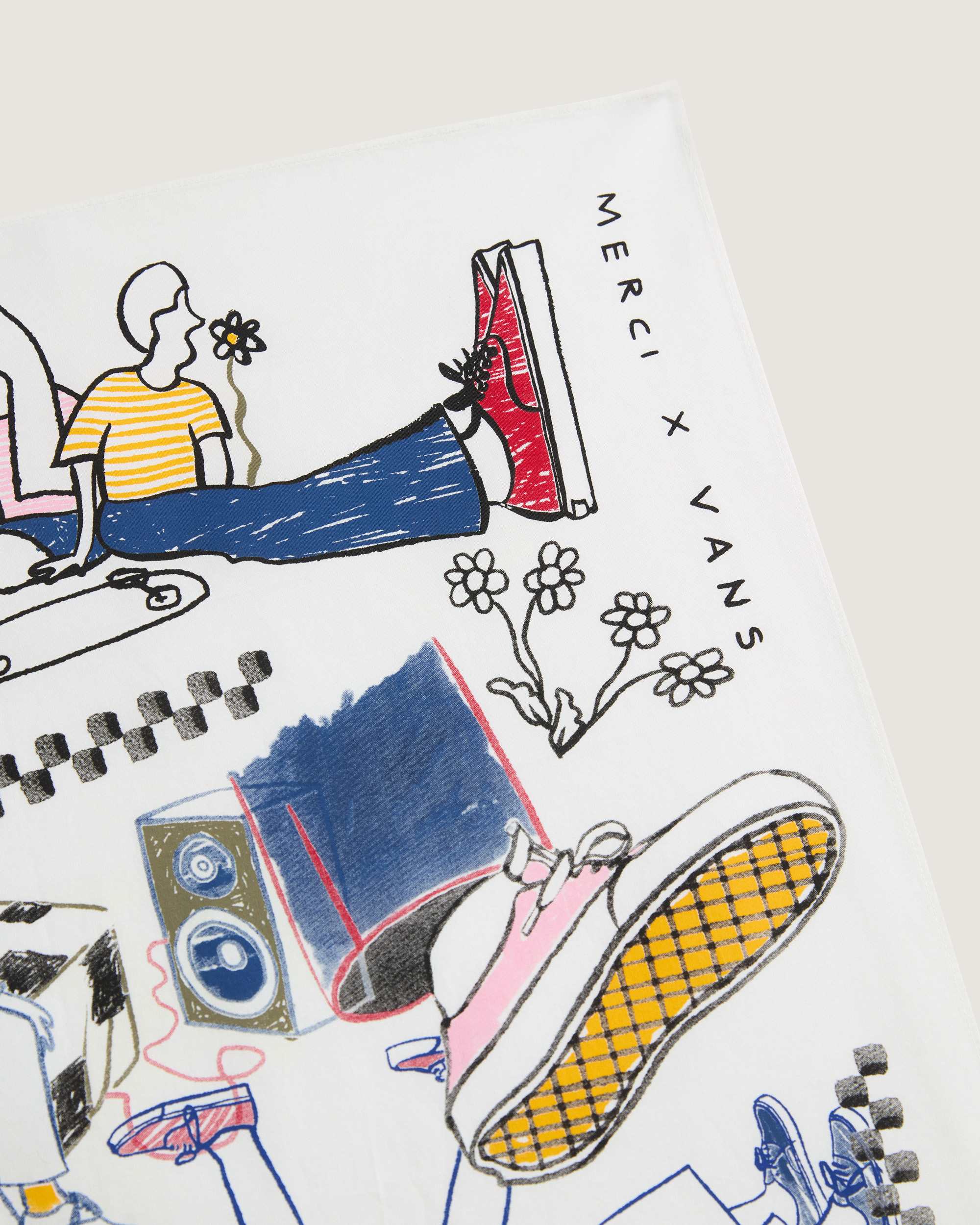 Bandana 02 lgance en Dsordre Merci x Vans VANS Blanc ALT1