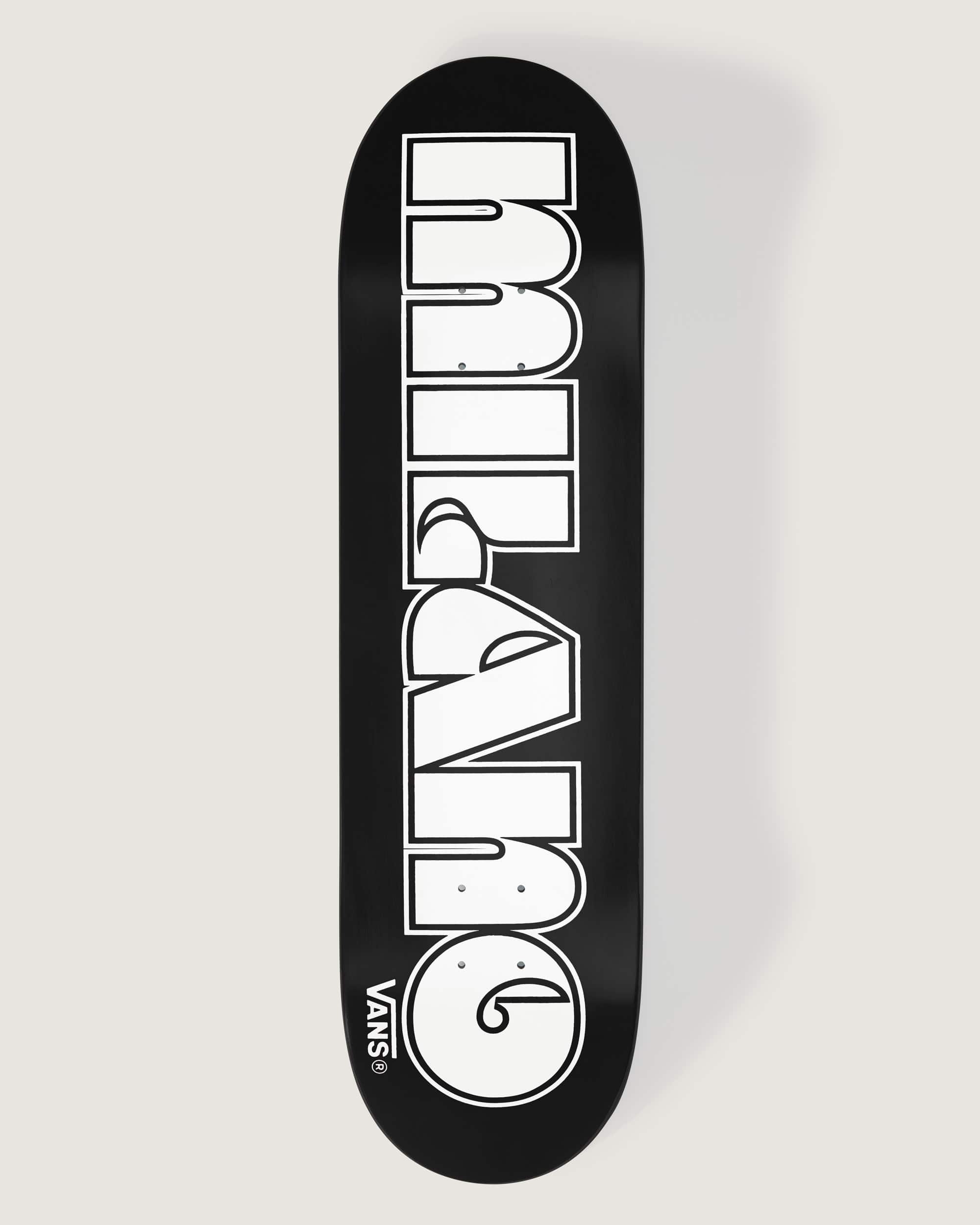 MILANO SKATE DECK VANS Nero hero