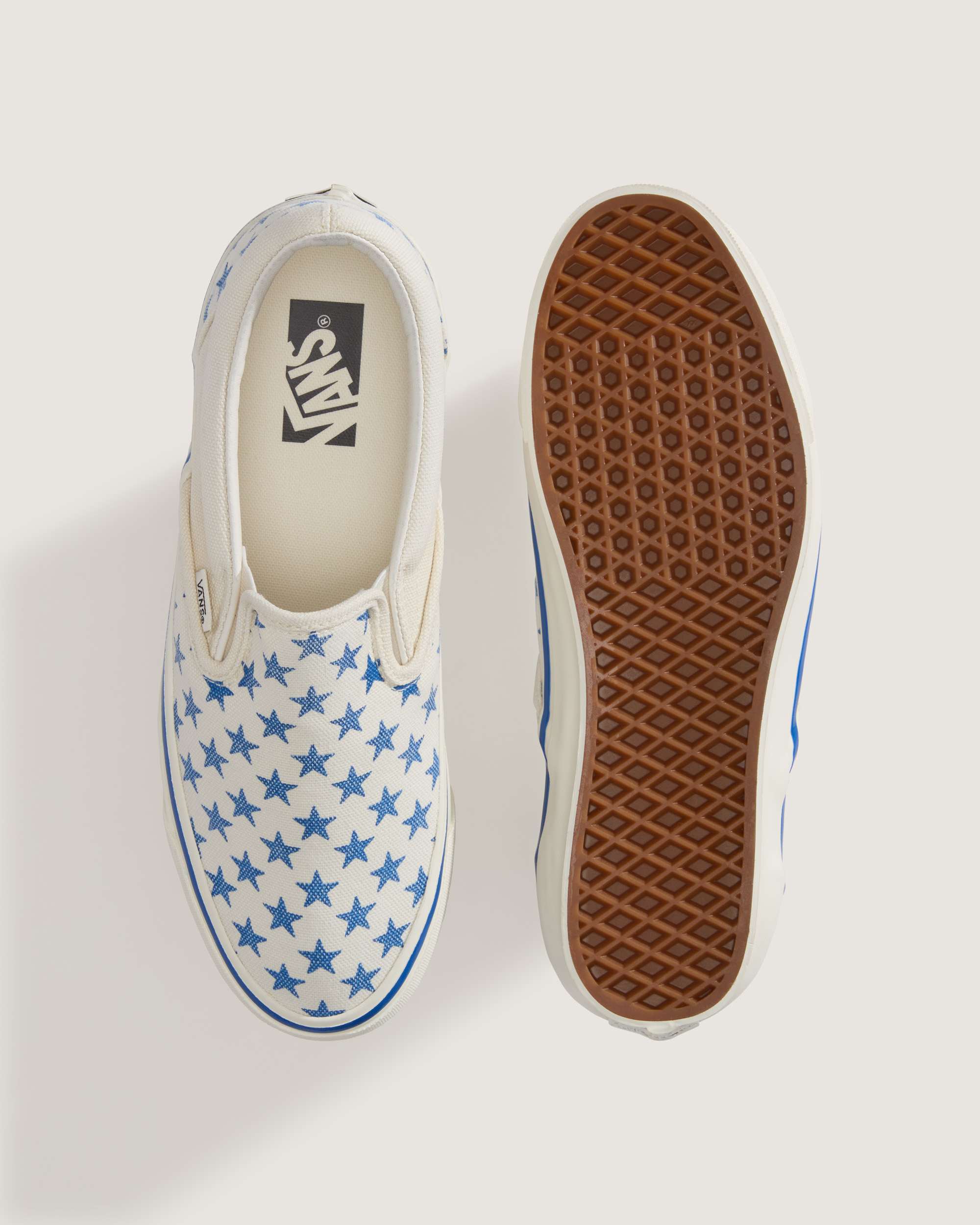 Premium Classic SlipOn Shoes VANS Blue ALT3