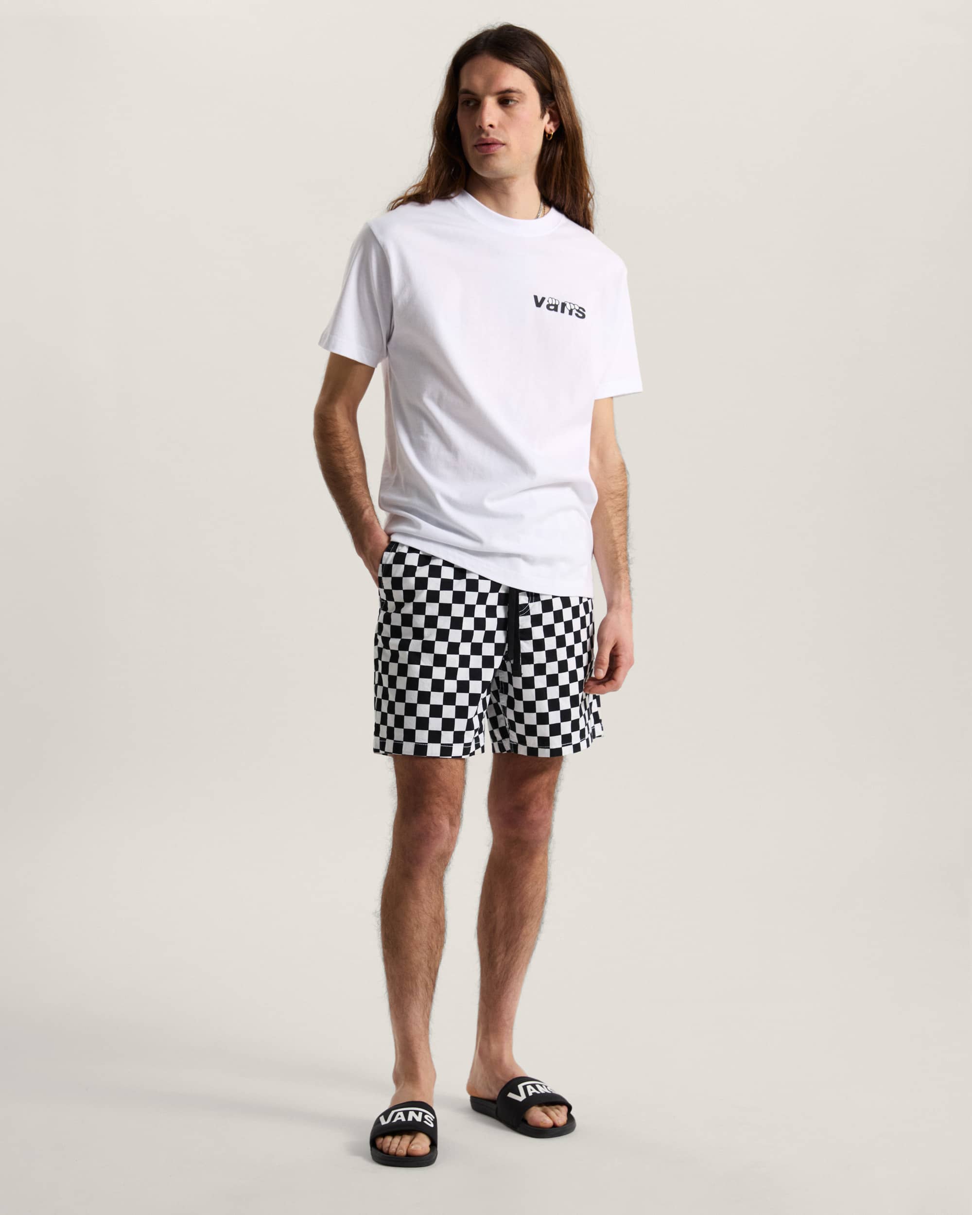 Range Relaxed Elastic Shorts VANS BlackWhite ALT5